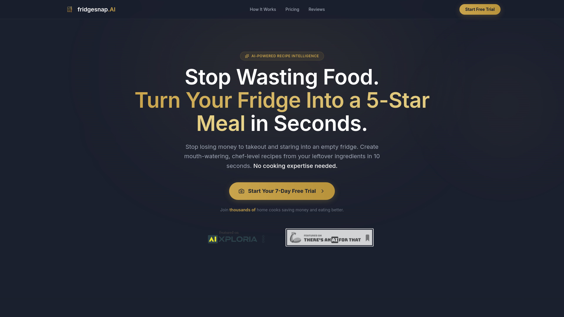 image of FridgeSnap.AI