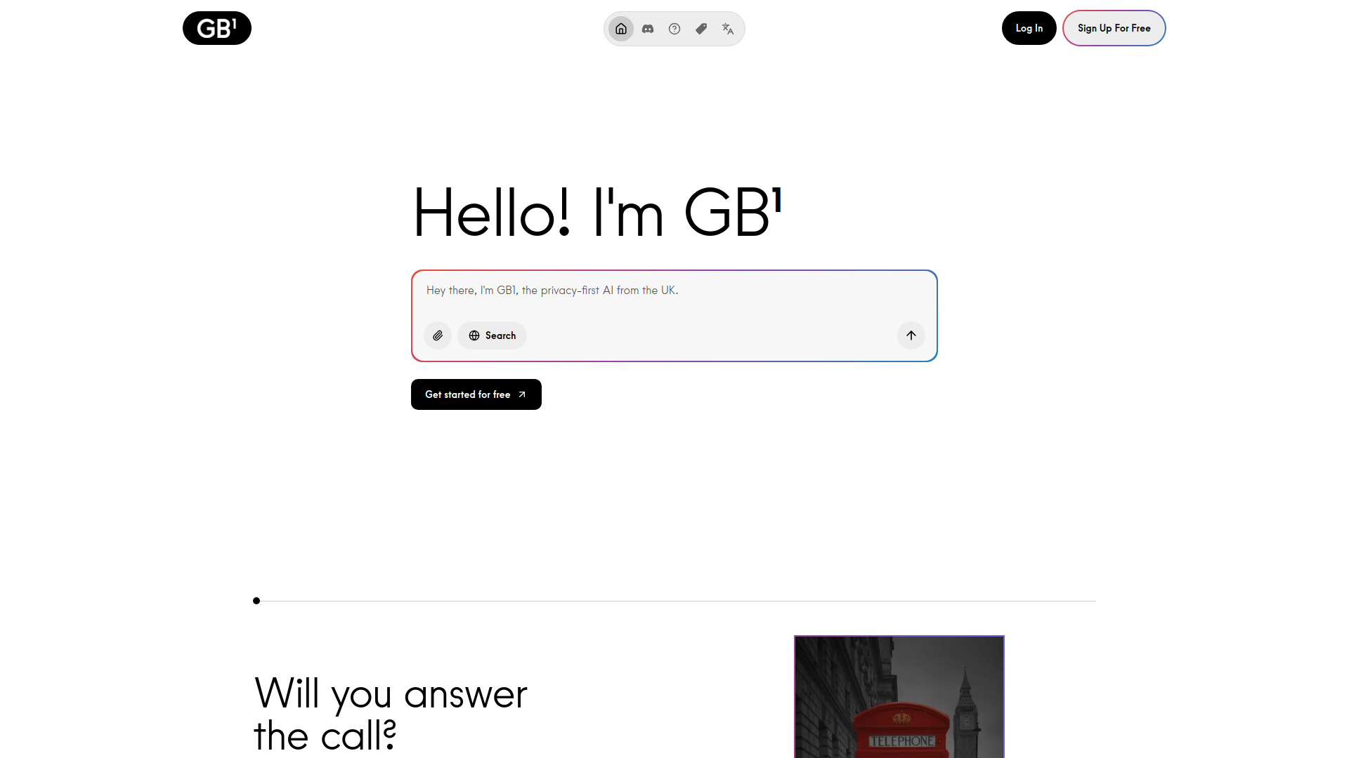 image of GB1: The AI from the UK