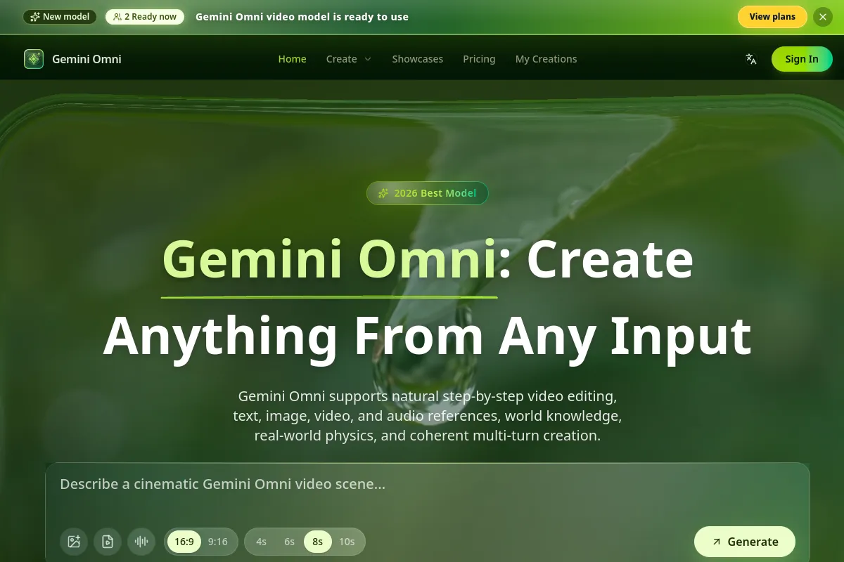 image of Gemini Omni - Video Generator