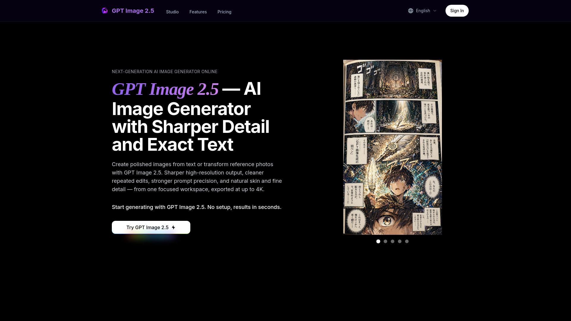 image of GPT Image 2.5 AI Video Generator image of GPT Image 2.5 AI Video Generator