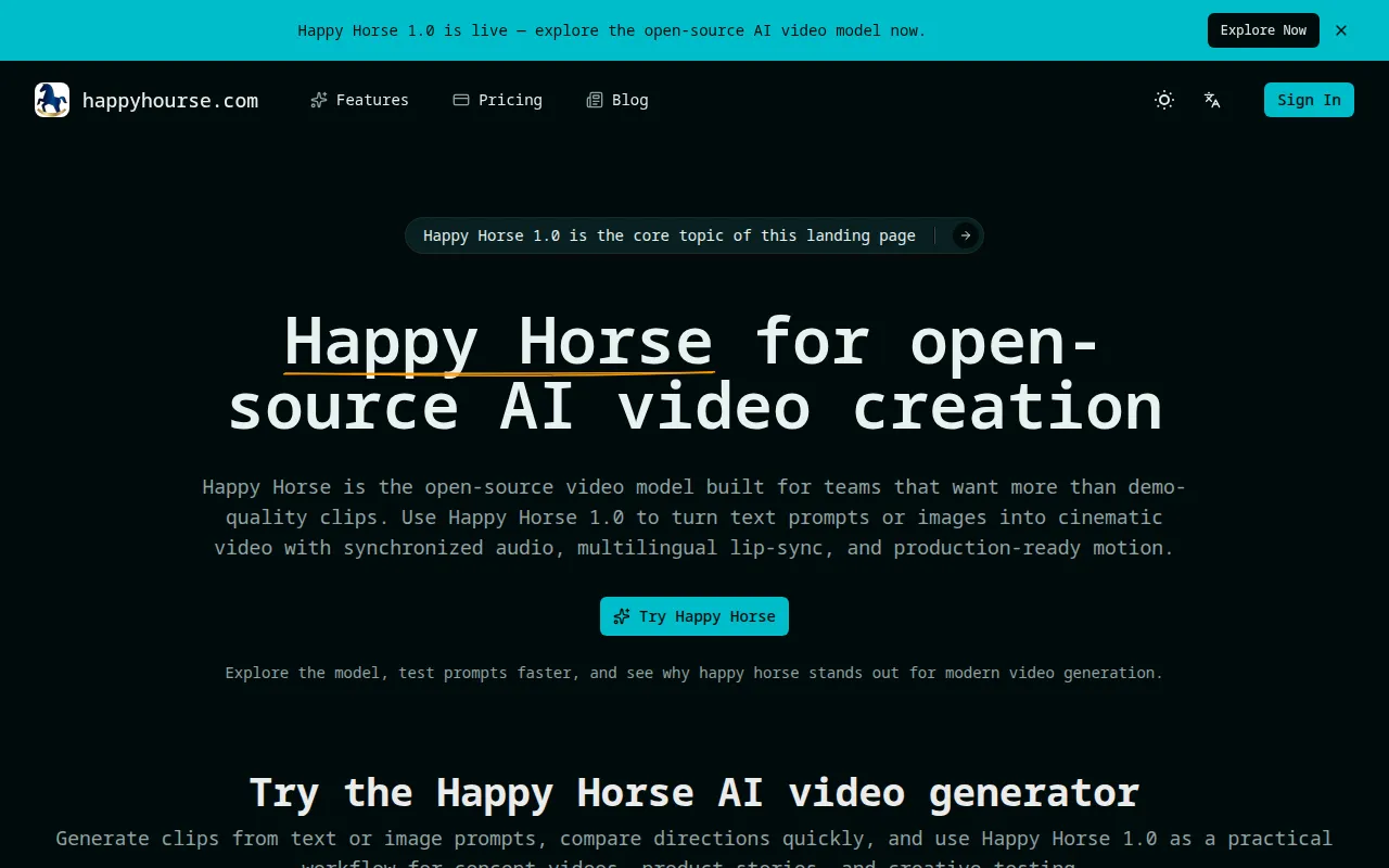 image of Happy hourse