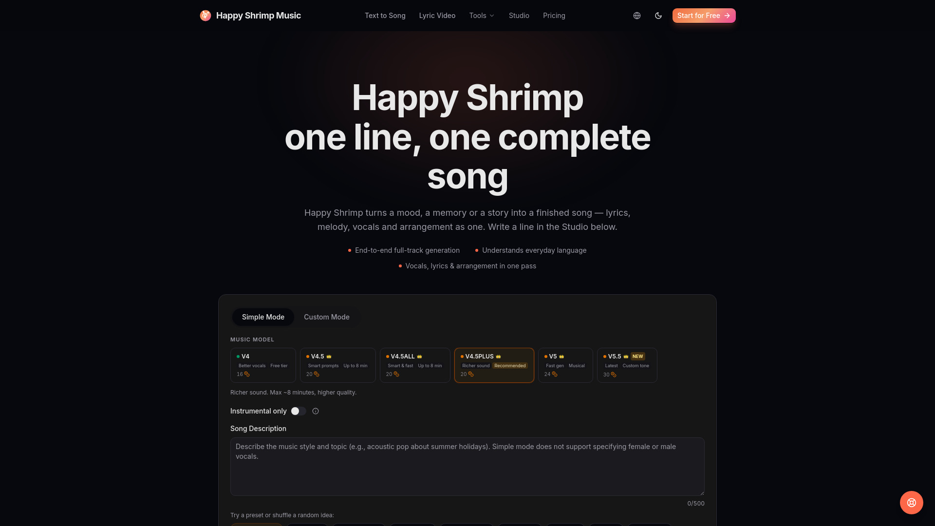 image of Happy Shrimp Music