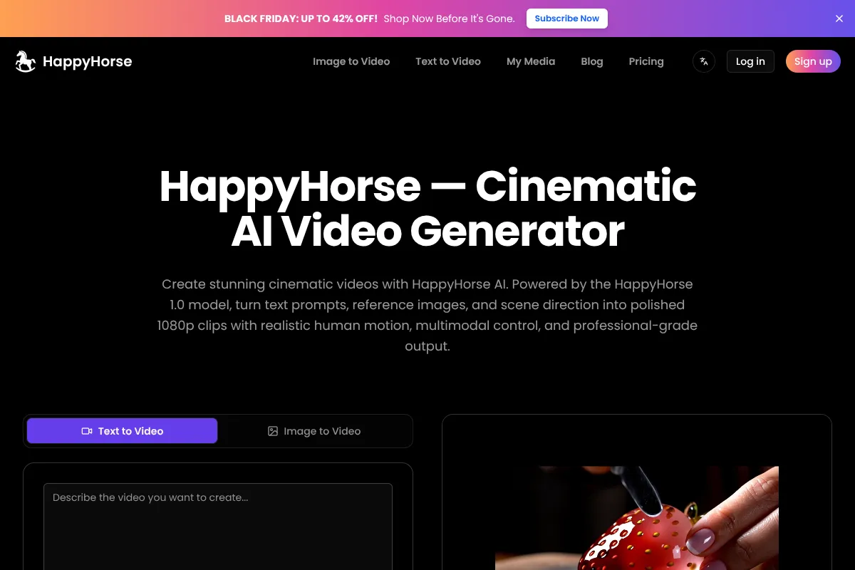 image of happyhorse AI Video