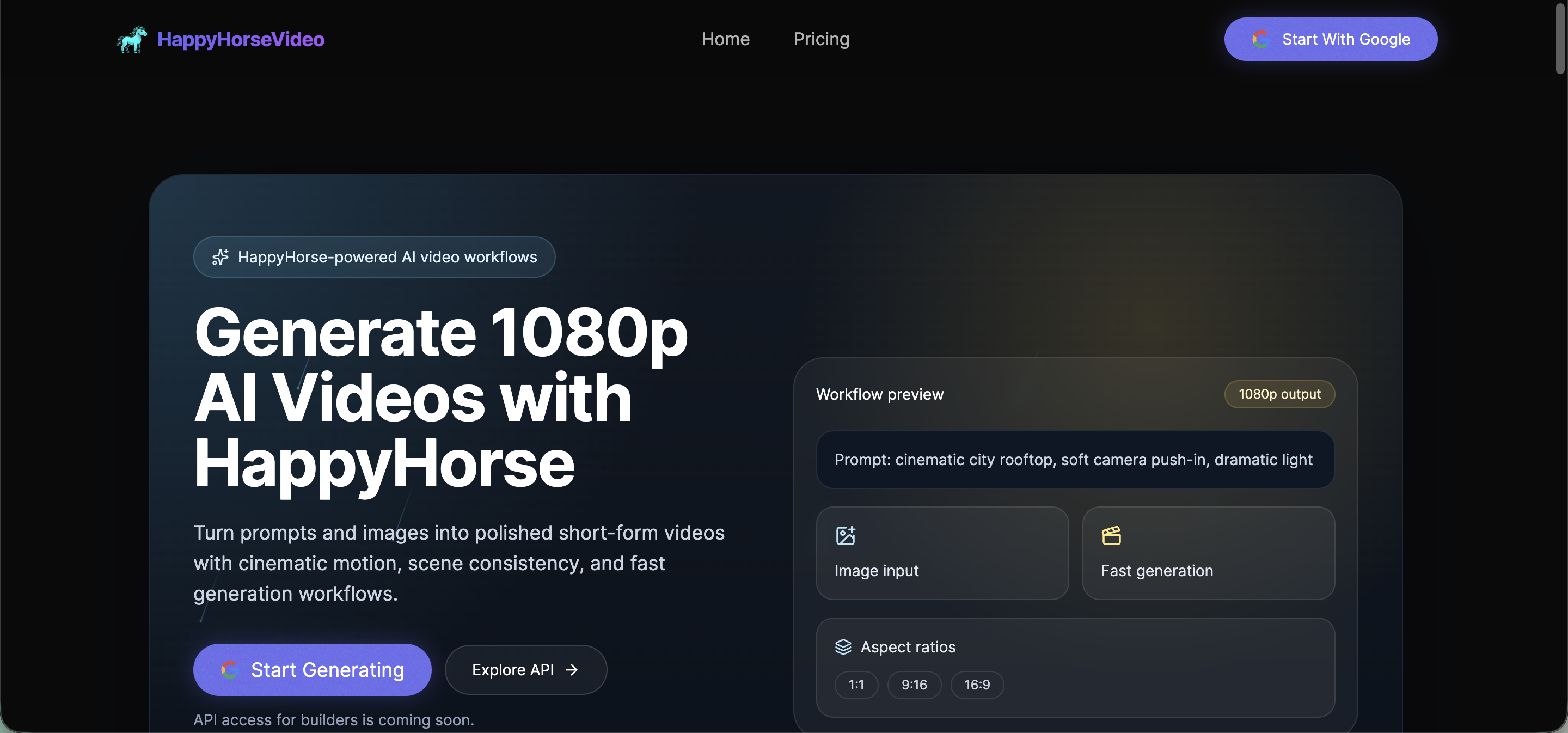 image of HappyHorse Video