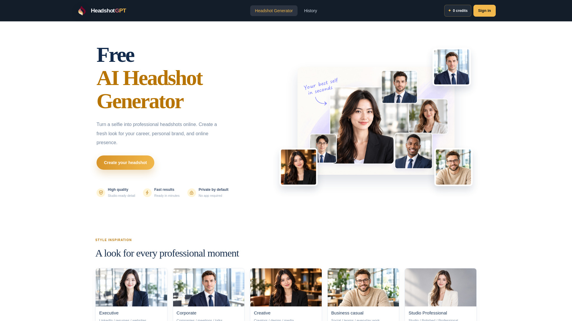 image of HeadshotGPT
