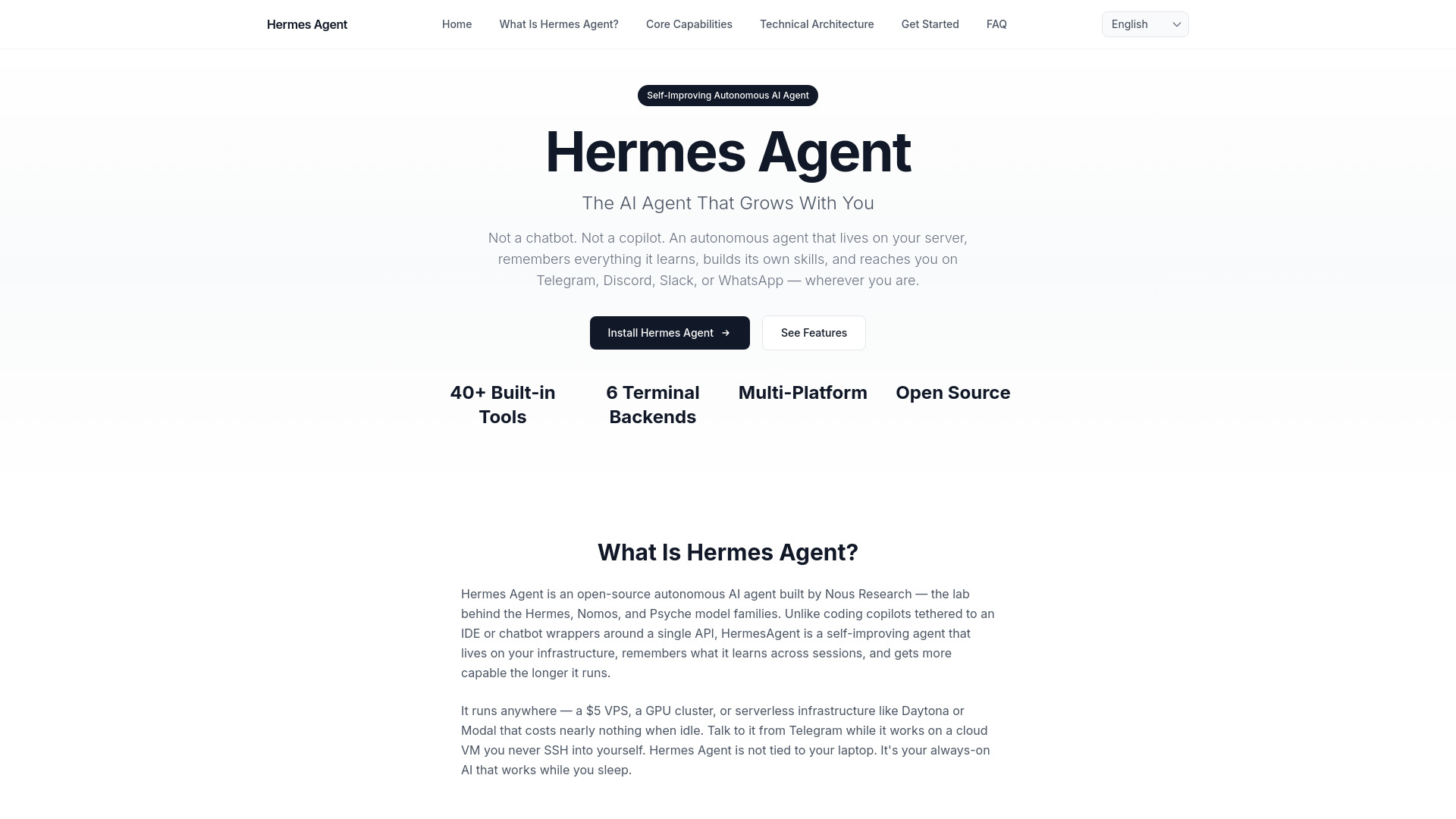 image of Hermes Agent