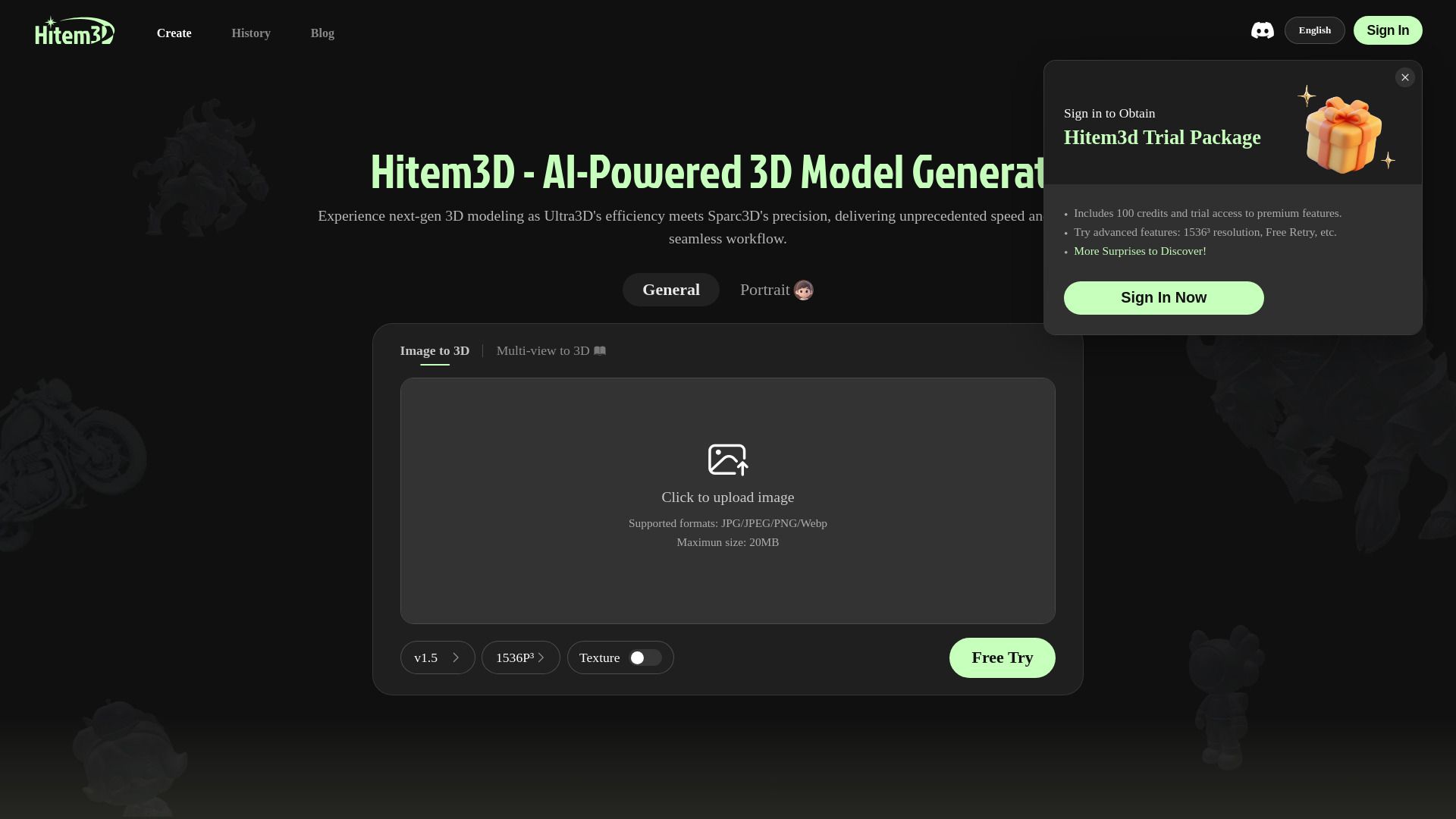 image of Hitem3D