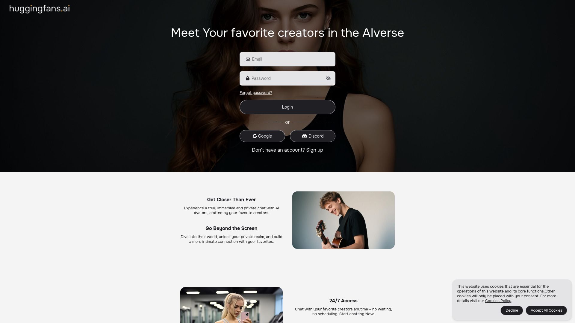 image of huggingfans