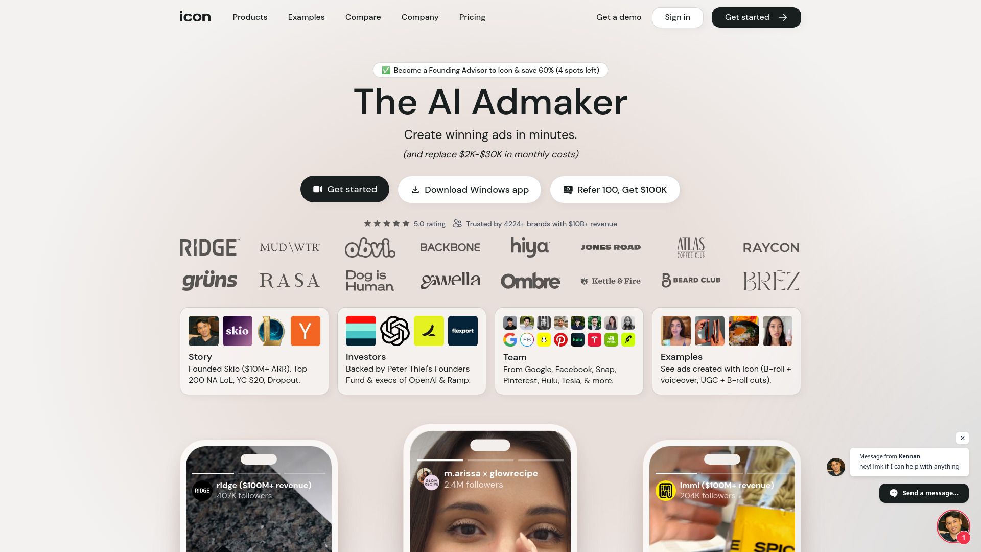 image of Icon: AI-Generated Influencer Ads