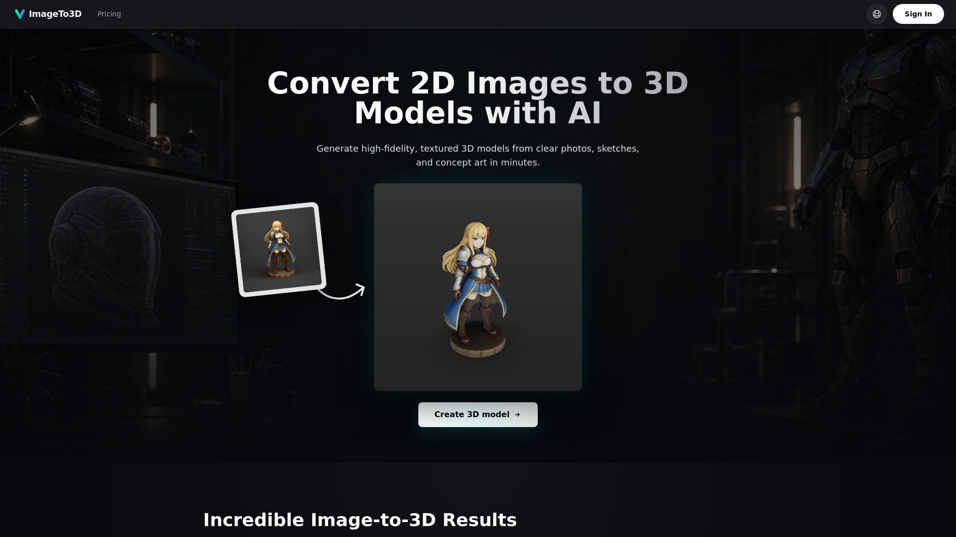image of Image to 3D
