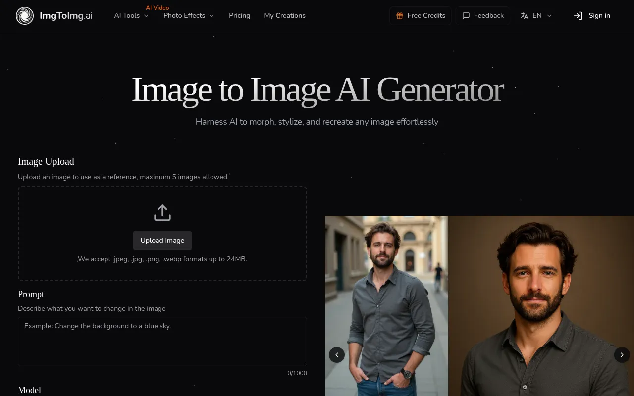 image of Image To Image AI