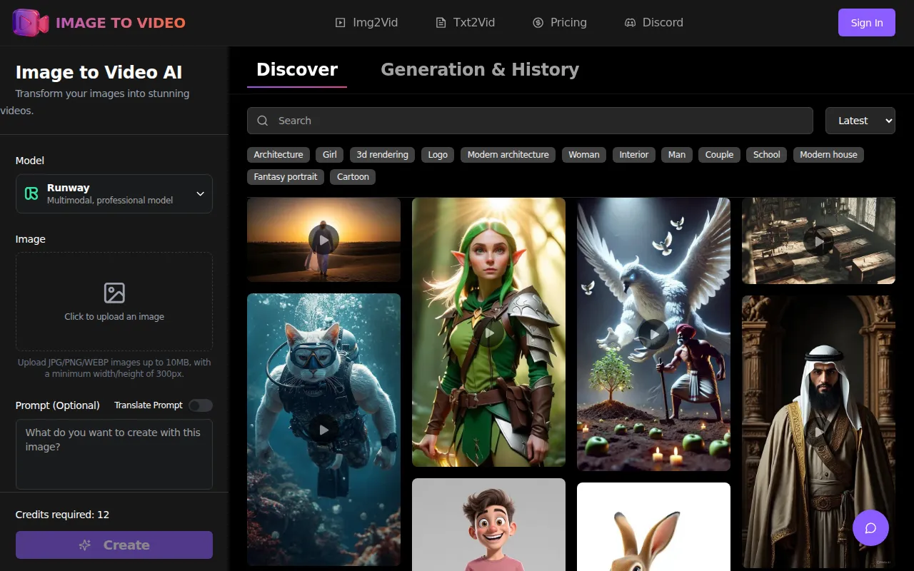 image of Image To Video