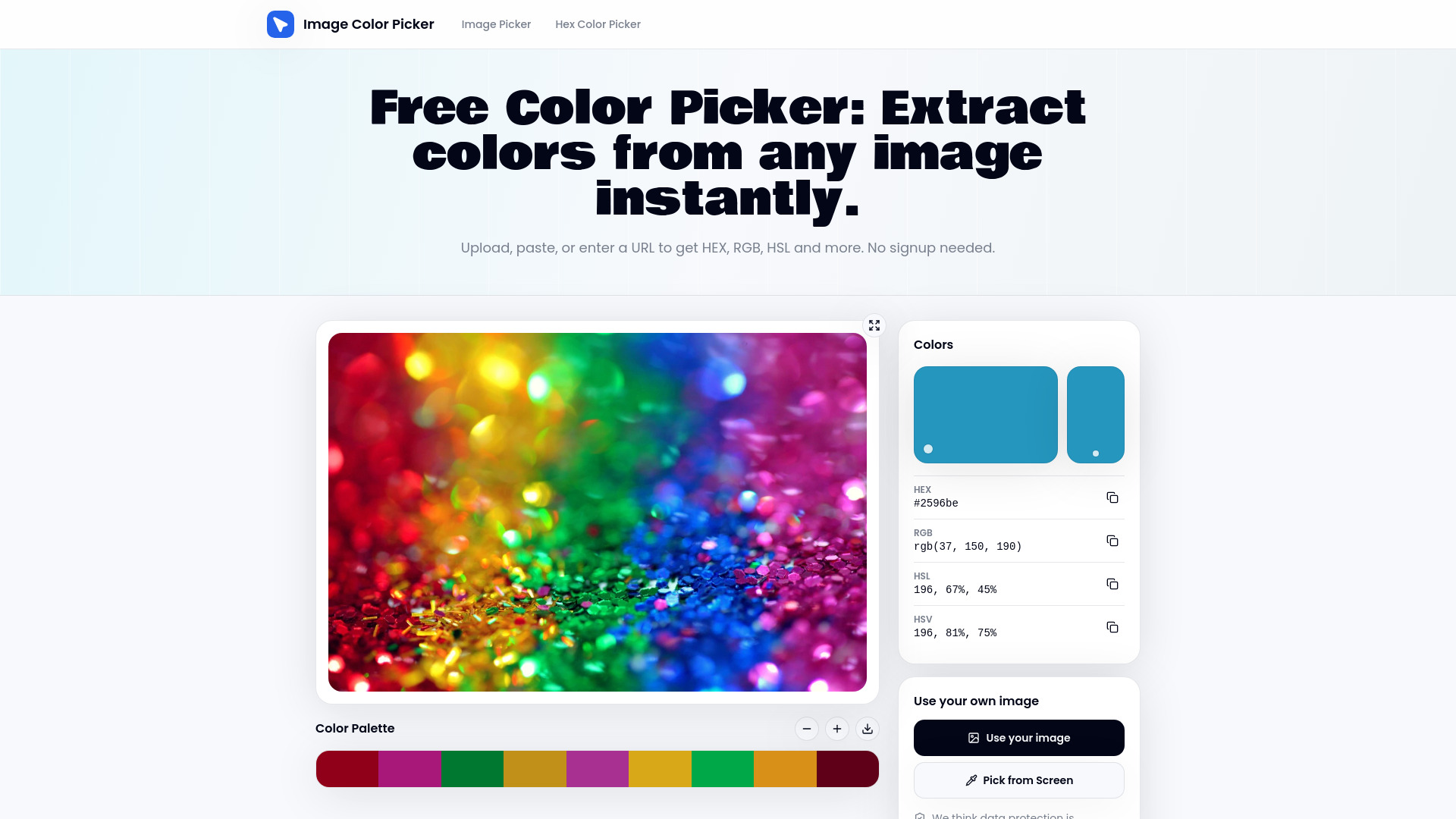 image of Imagecolorpicker