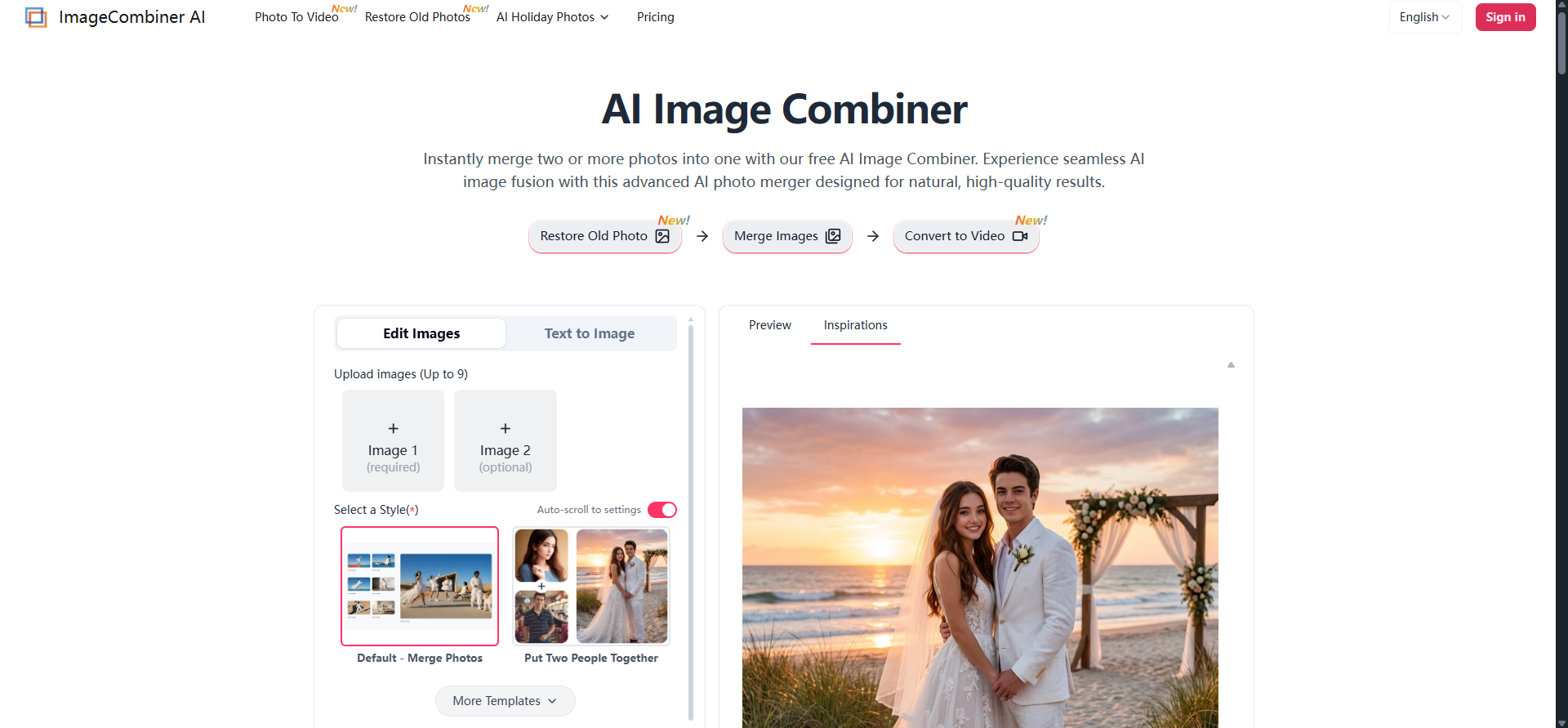 image of ImageCombiner AI