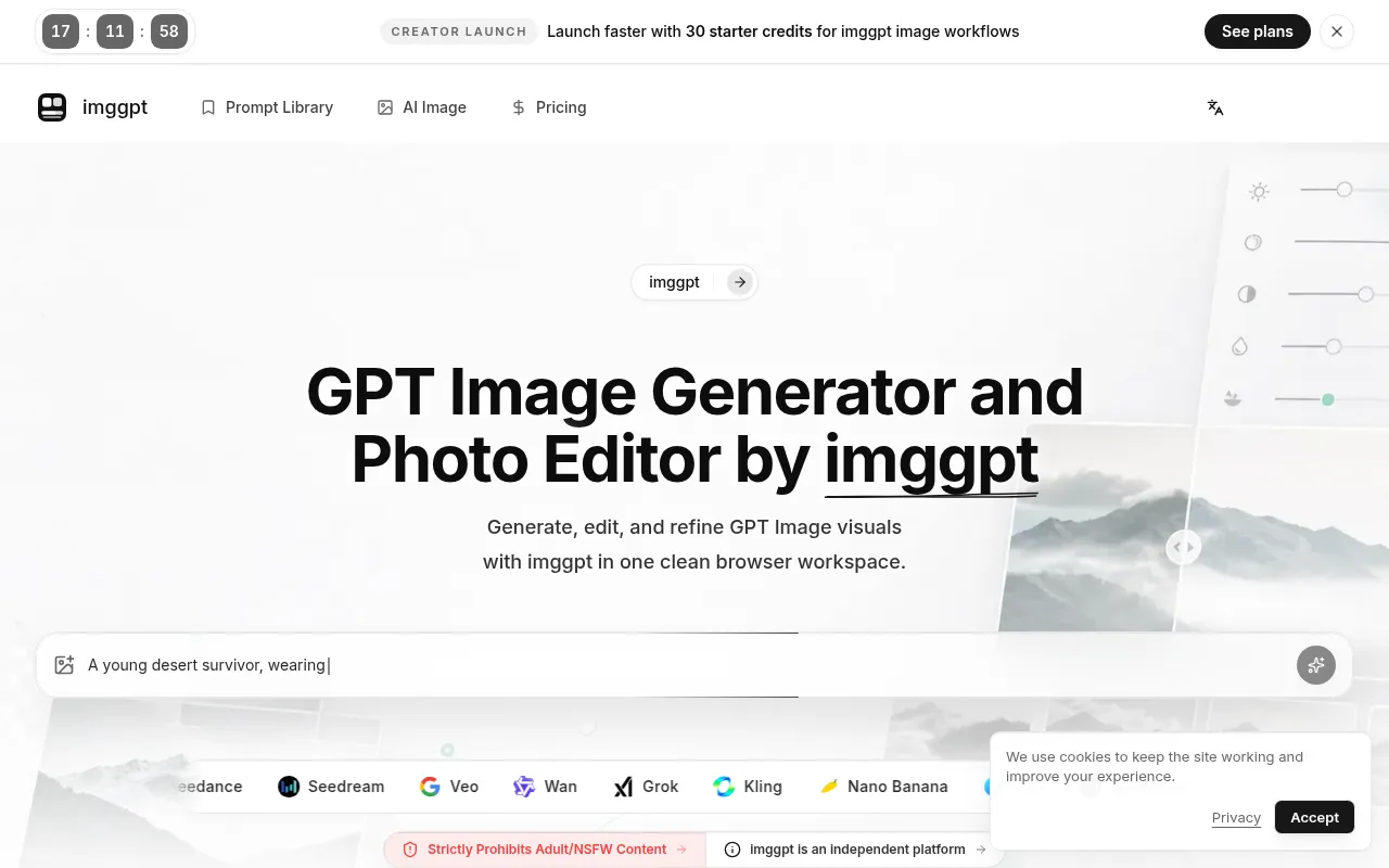 image of IMGGPT - GPT Image