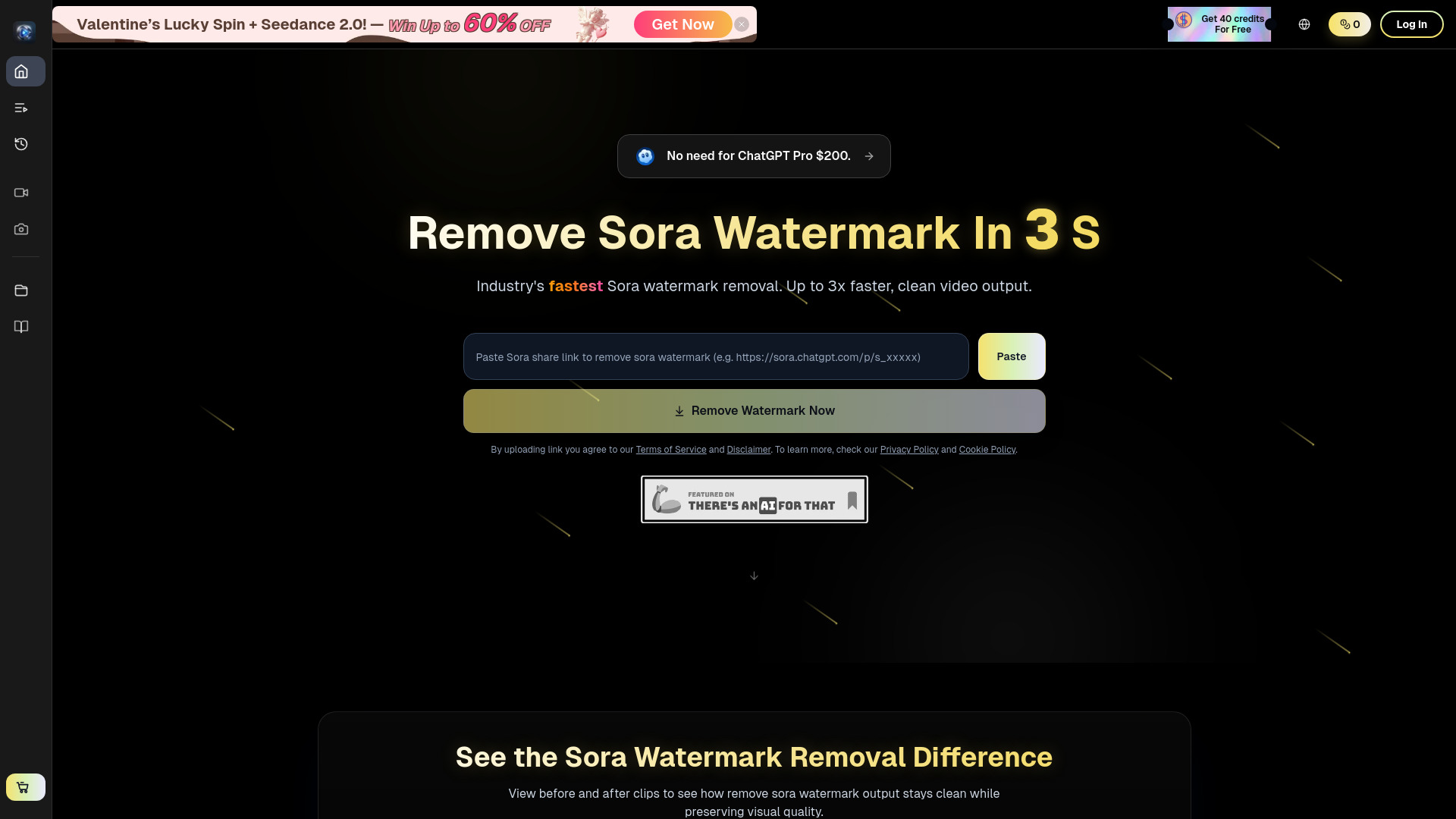 image of Industry's Fastest Sora Watermark Remover