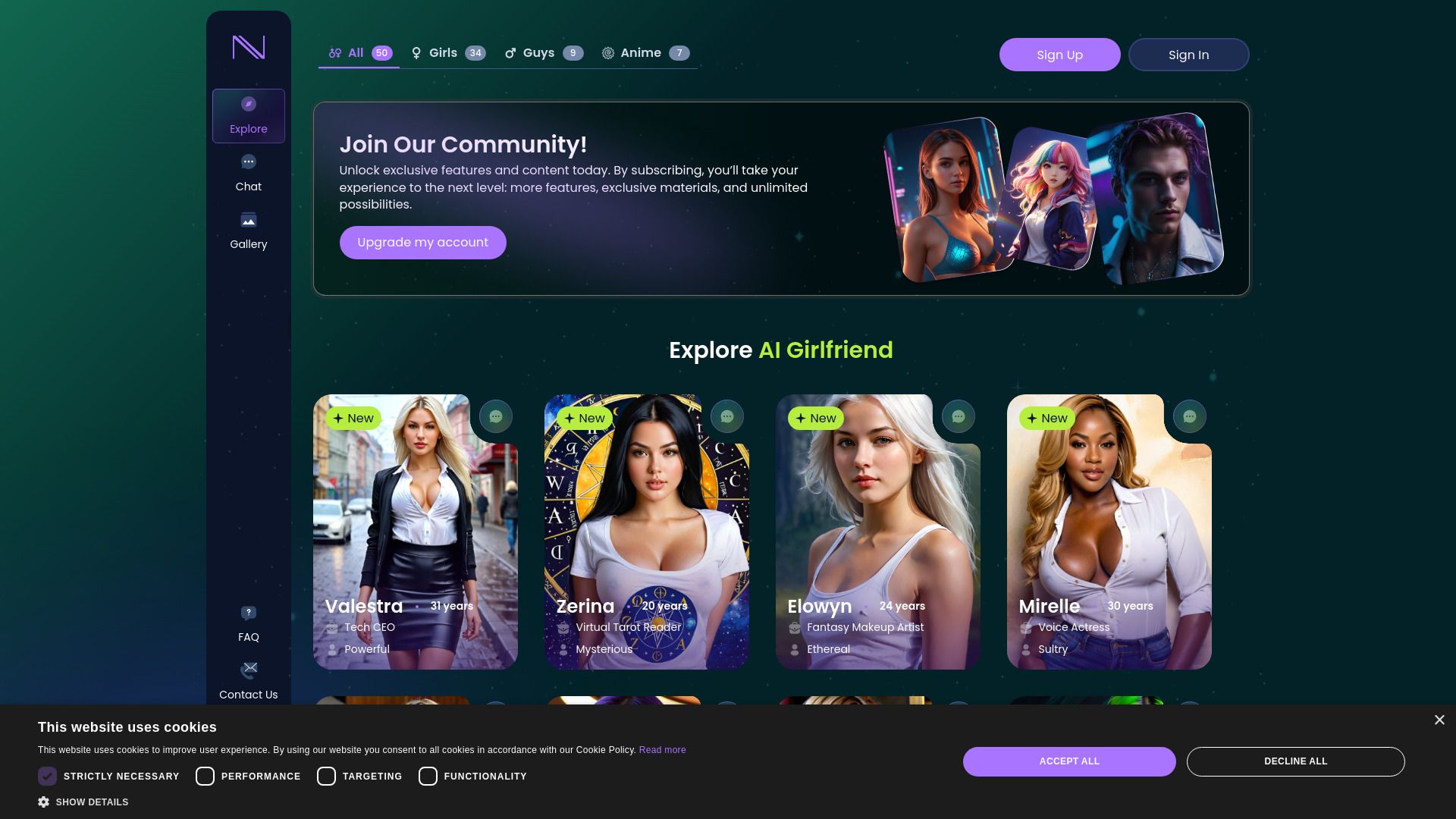 image of Infatuated AI