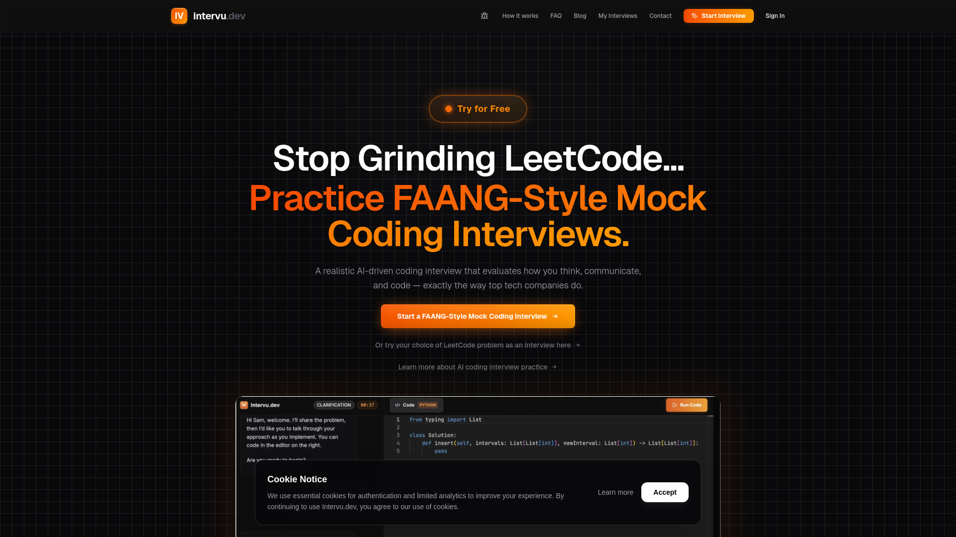 image for Intervu.dev image for Intervu.dev