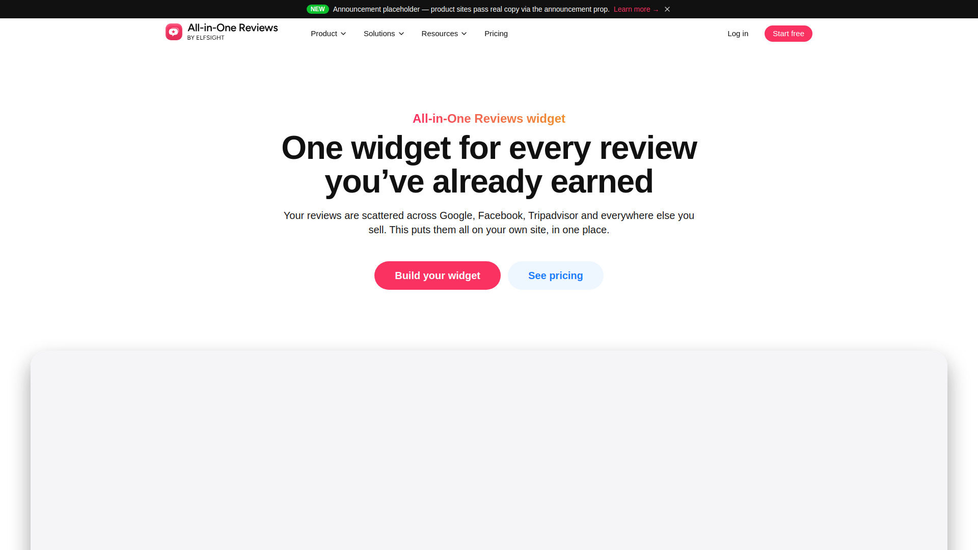 image of JustReviews — Review Widgets for Websites