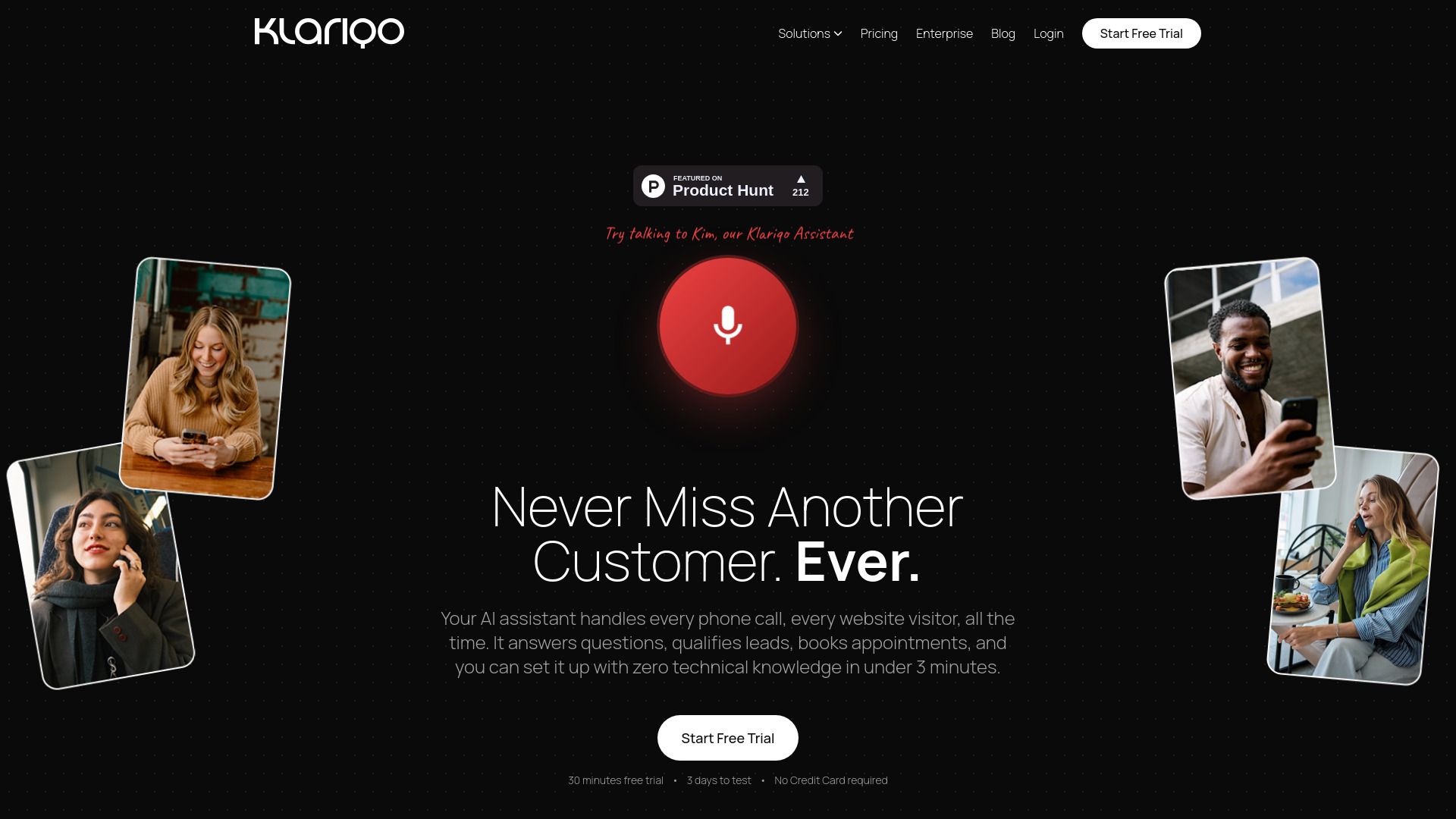 image of Klariqo AI Voice Assistants image of Klariqo AI Voice Assistants