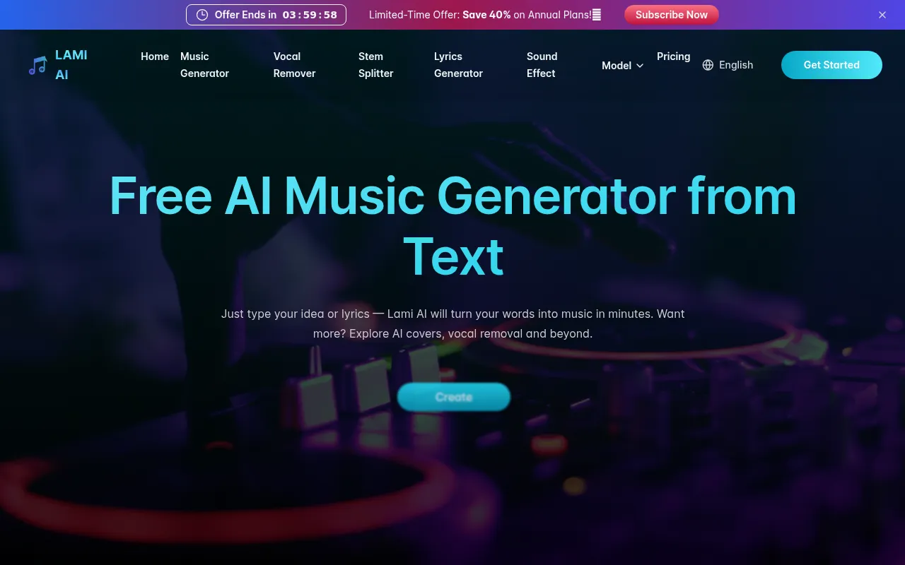 image of Lami.ai: Free AI Music Generator from Text