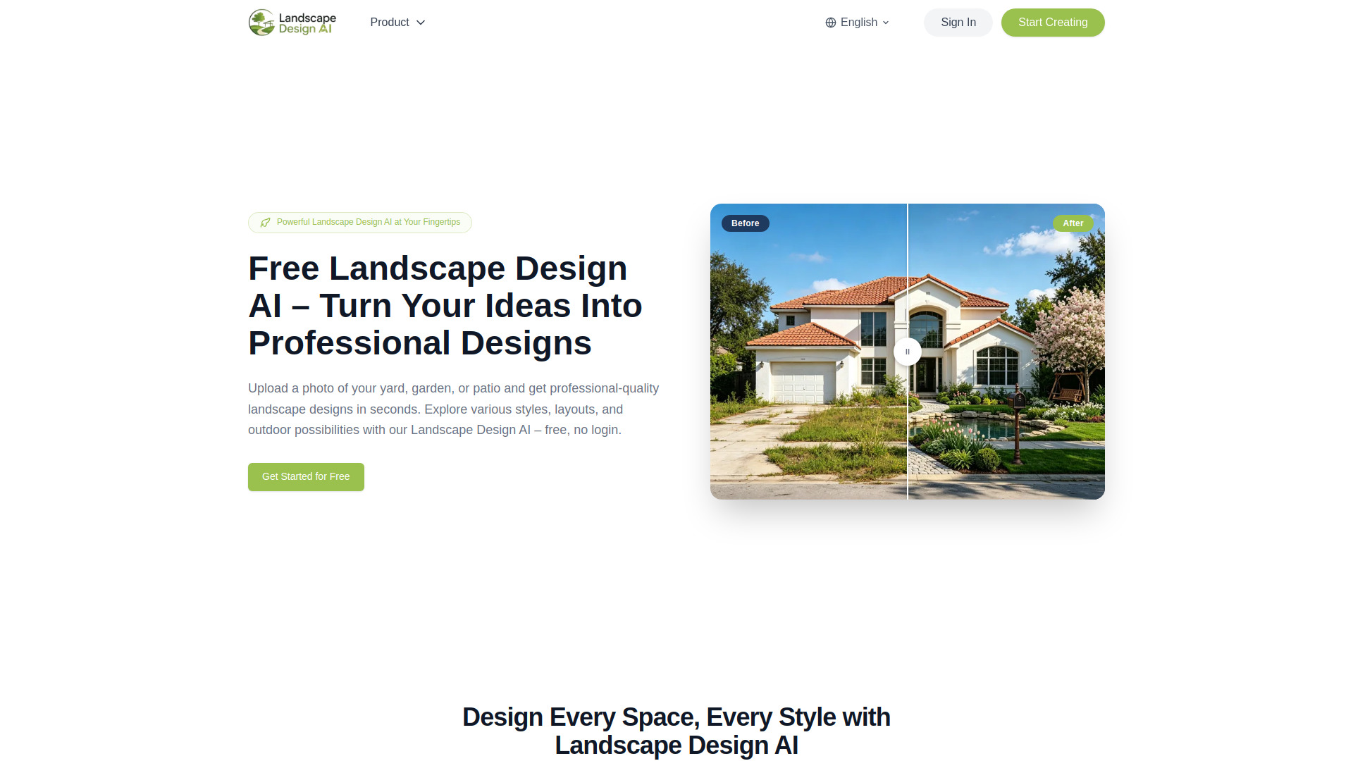 image of Landscape Design AI