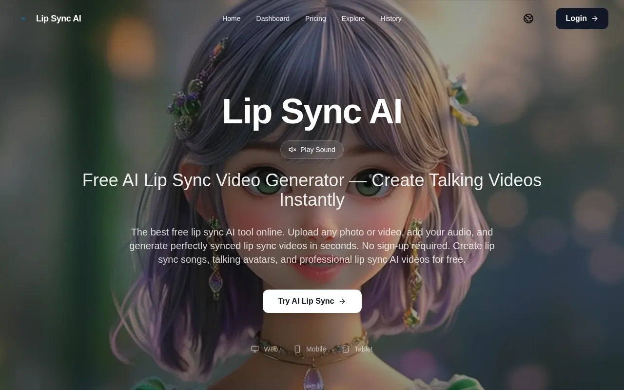 image of Lip Sync AI Online
