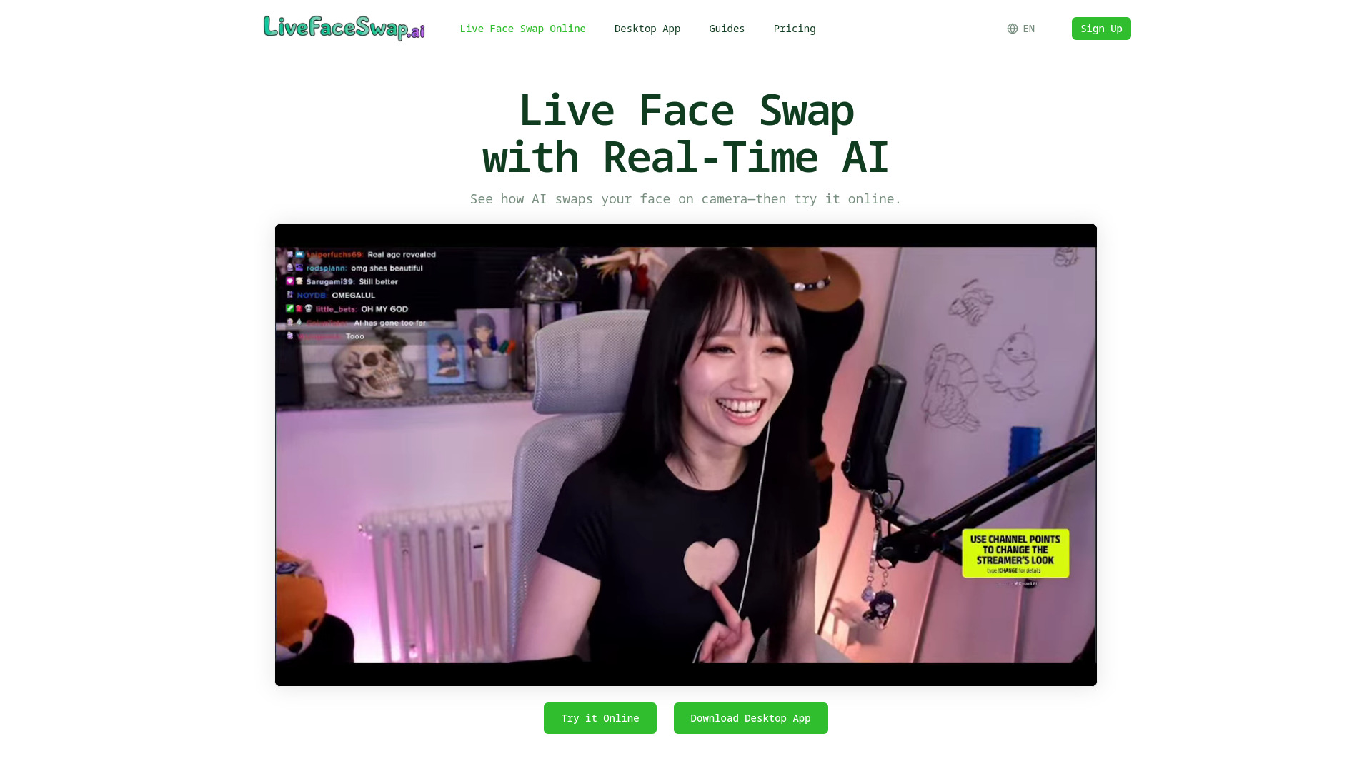 image of LiveFaceSwap AI