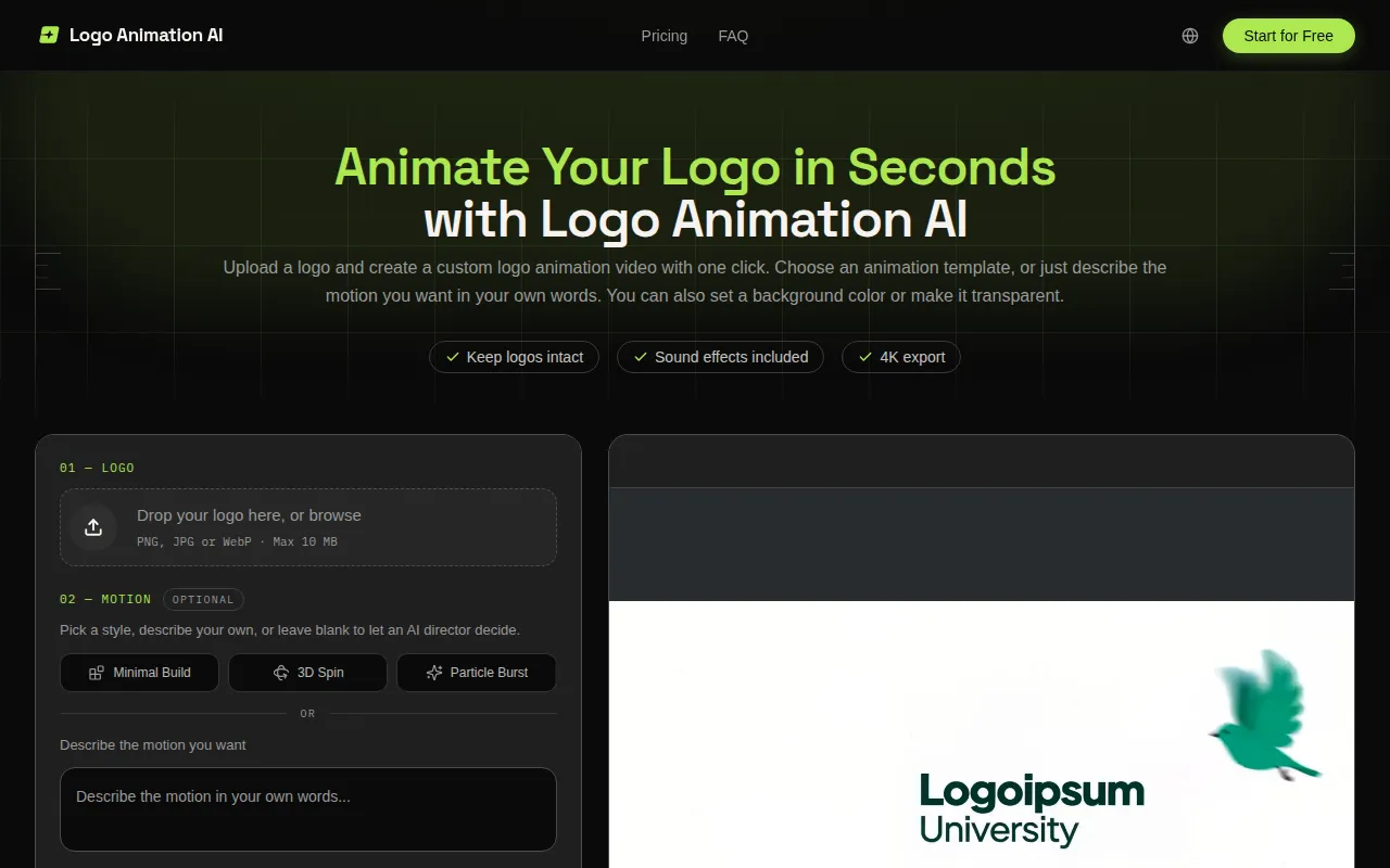 image of Logo Animation AI