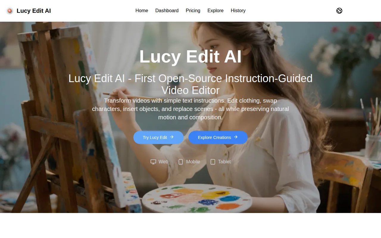 image of Lucy Edit AI