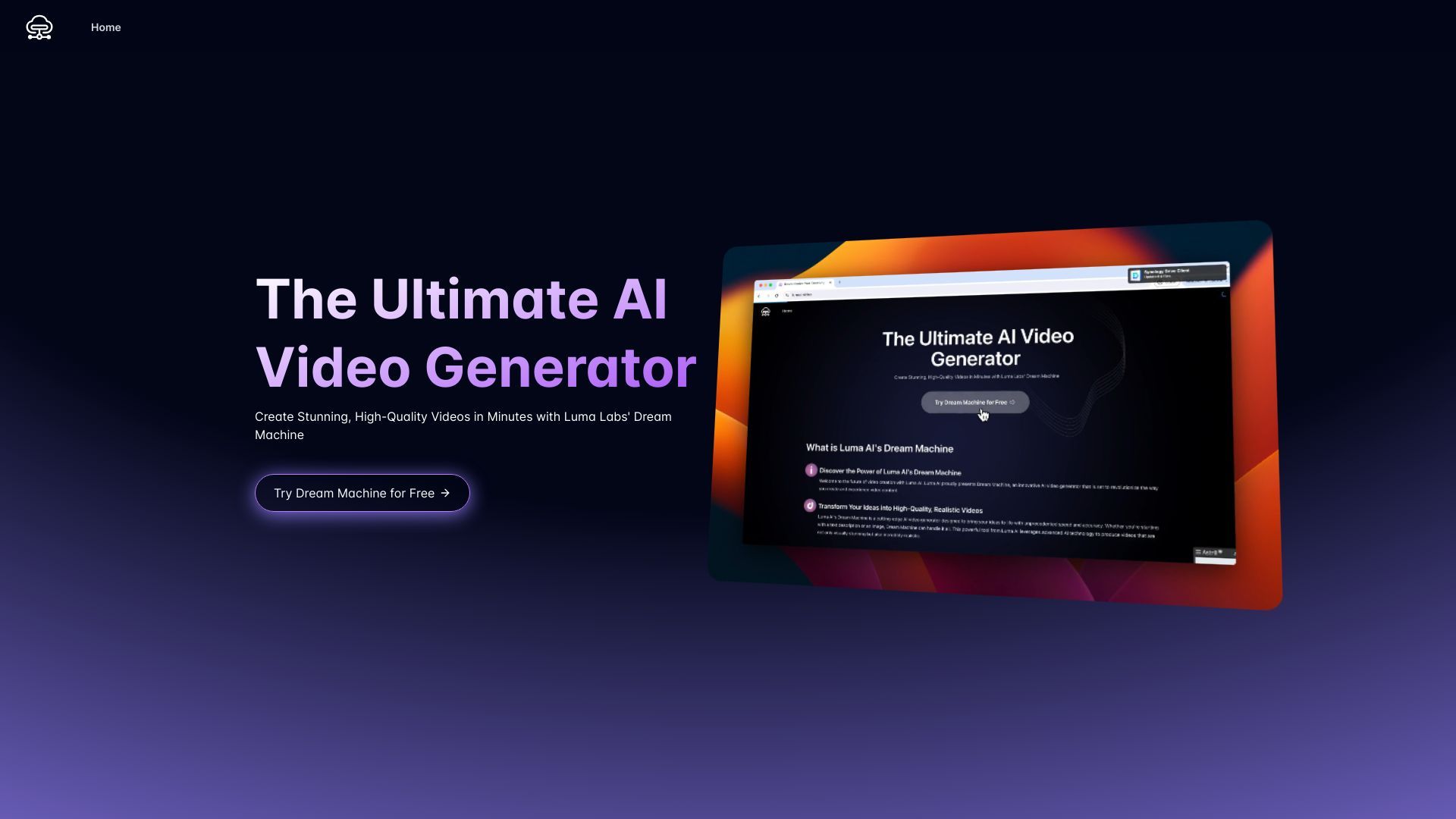 image of Luma AI Video Generator Free Online by Dream Machine