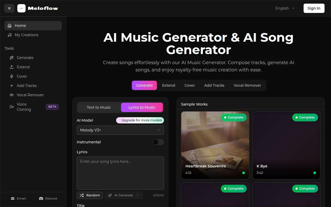 image of Meloflow AI