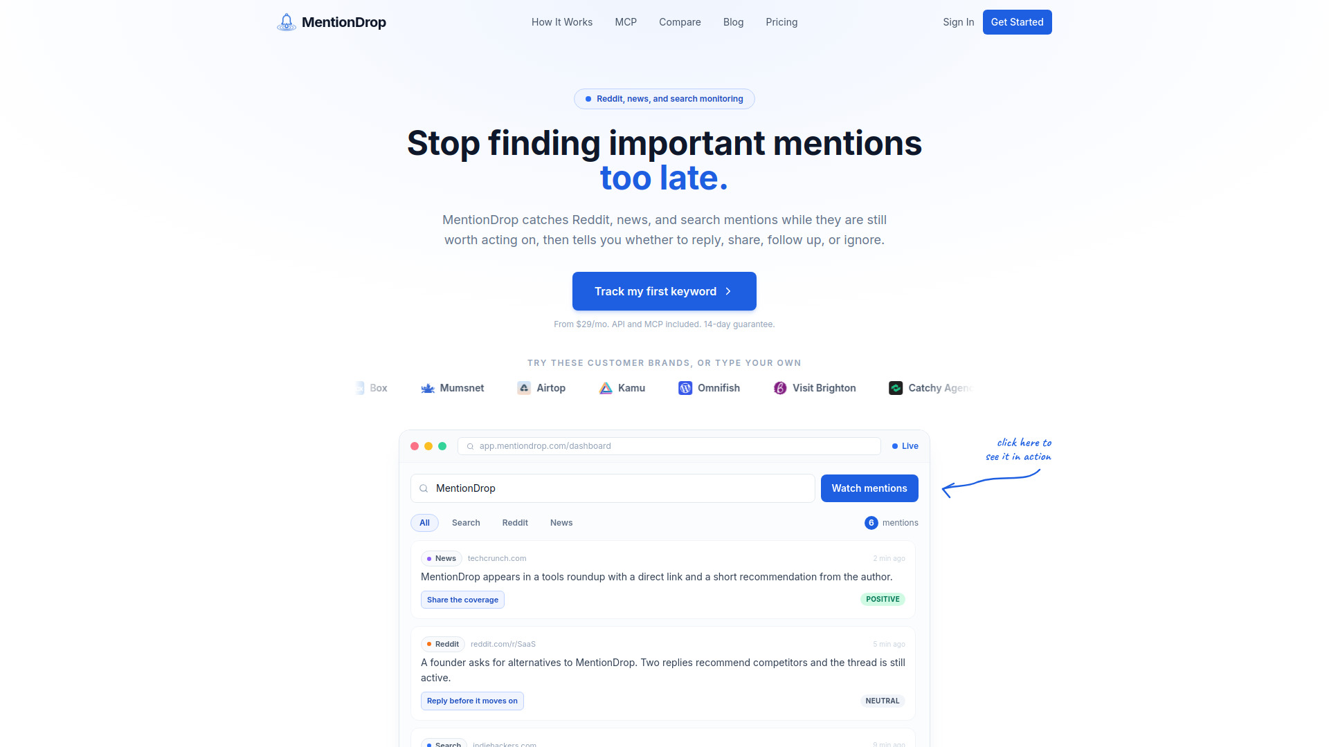 image of MentionDrop