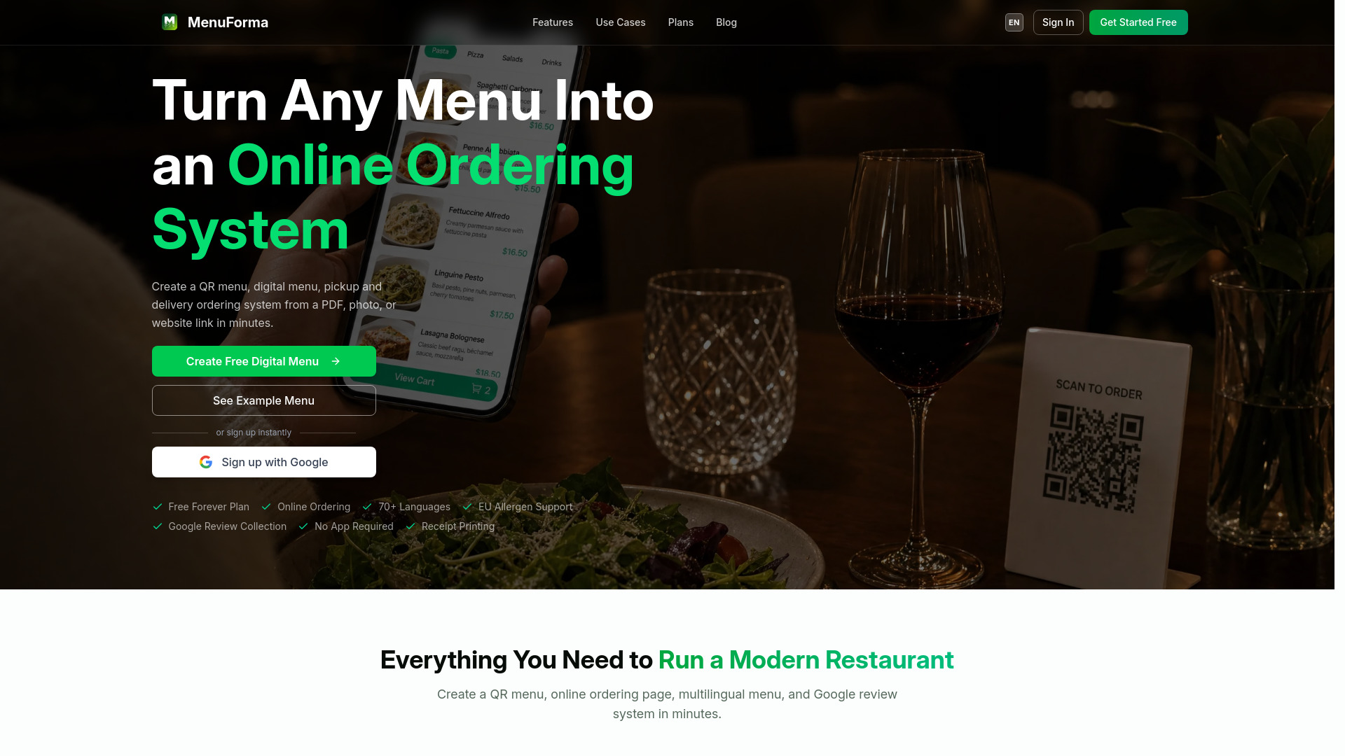 image of MenuForma