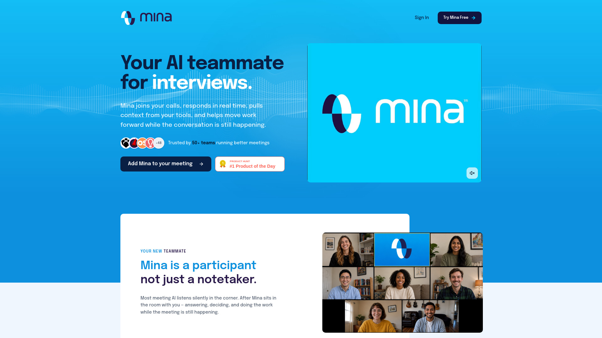 image of Mina Meeting Assistant