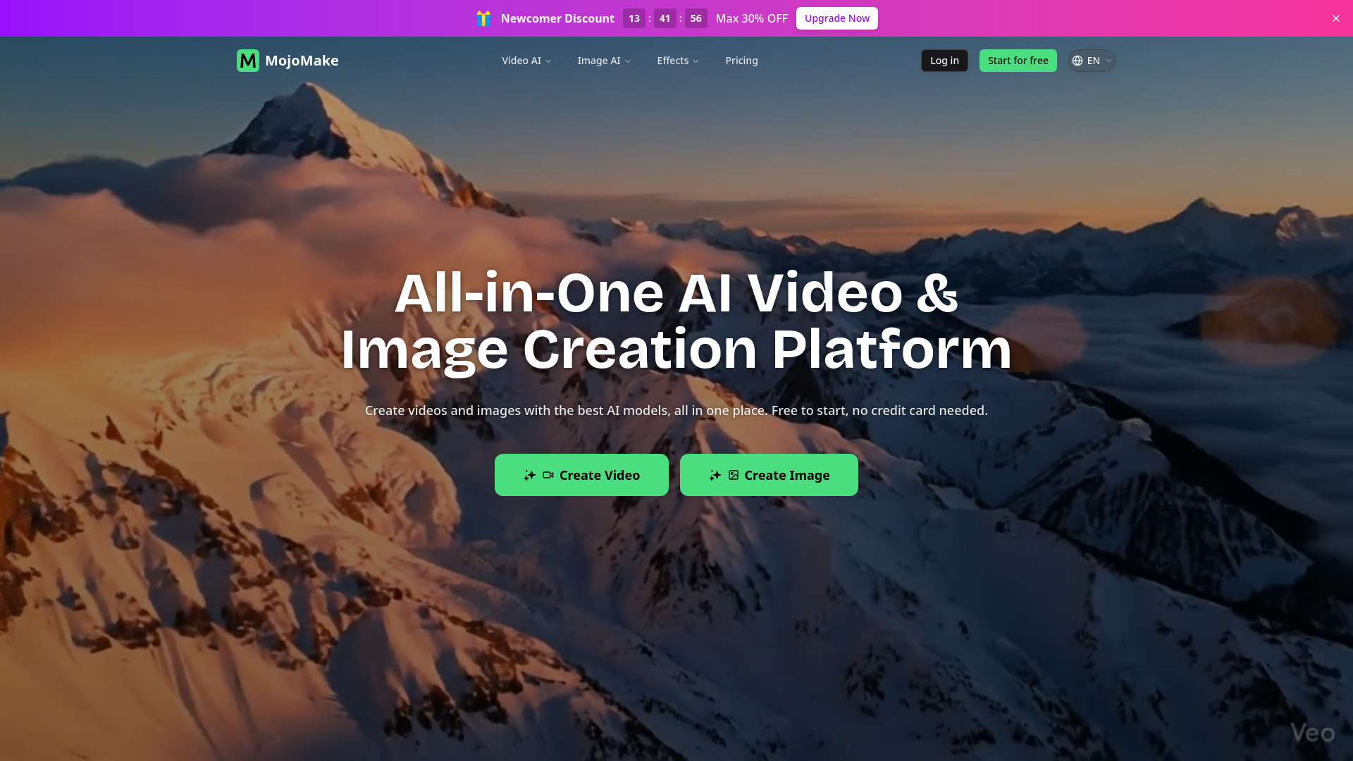image for MojoMake All-in-One AI Video & Image Creation Platform image for MojoMake All-in-One AI Video & Image Creation Platform