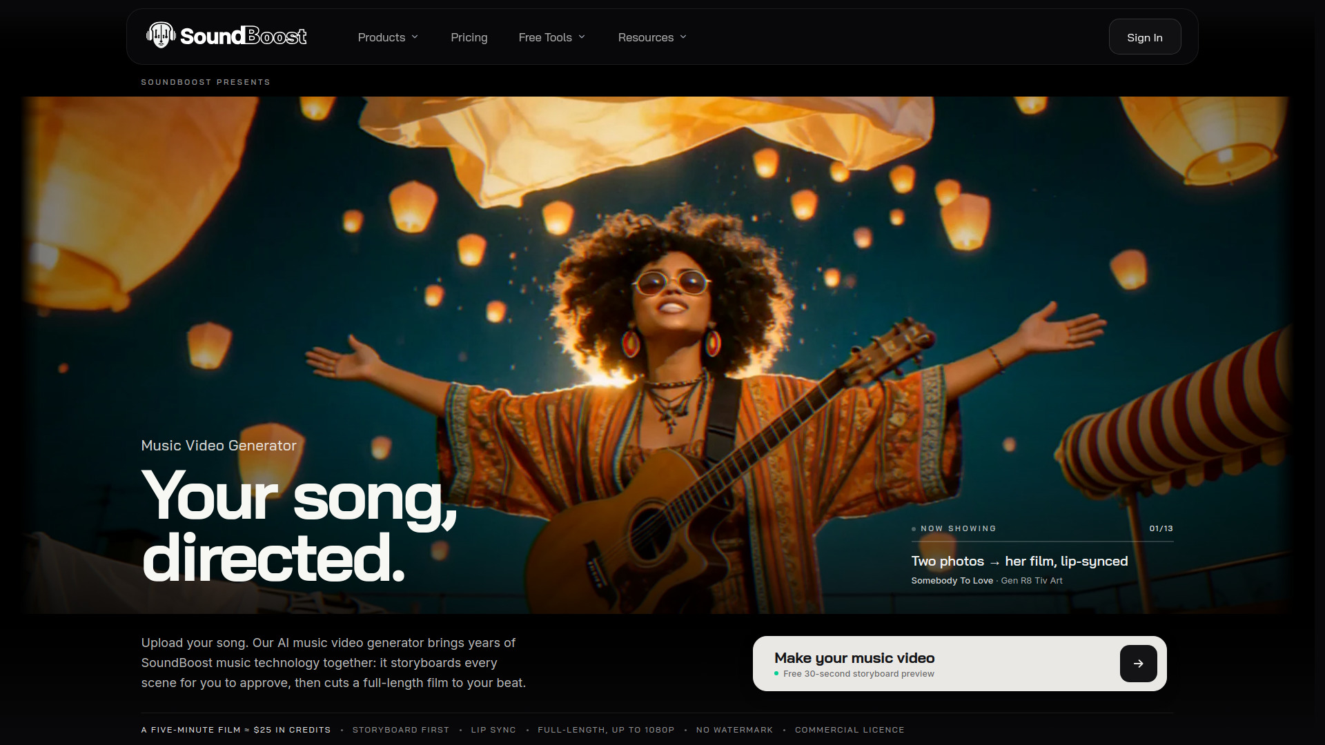 image of Music Video Generator - SoundBoost