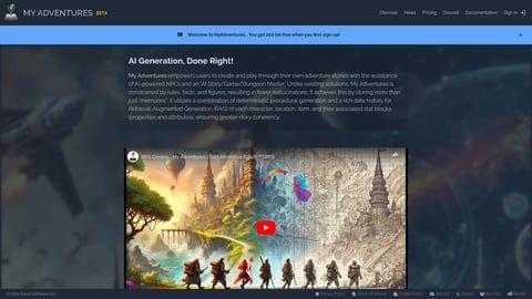 image of My Adventures AI