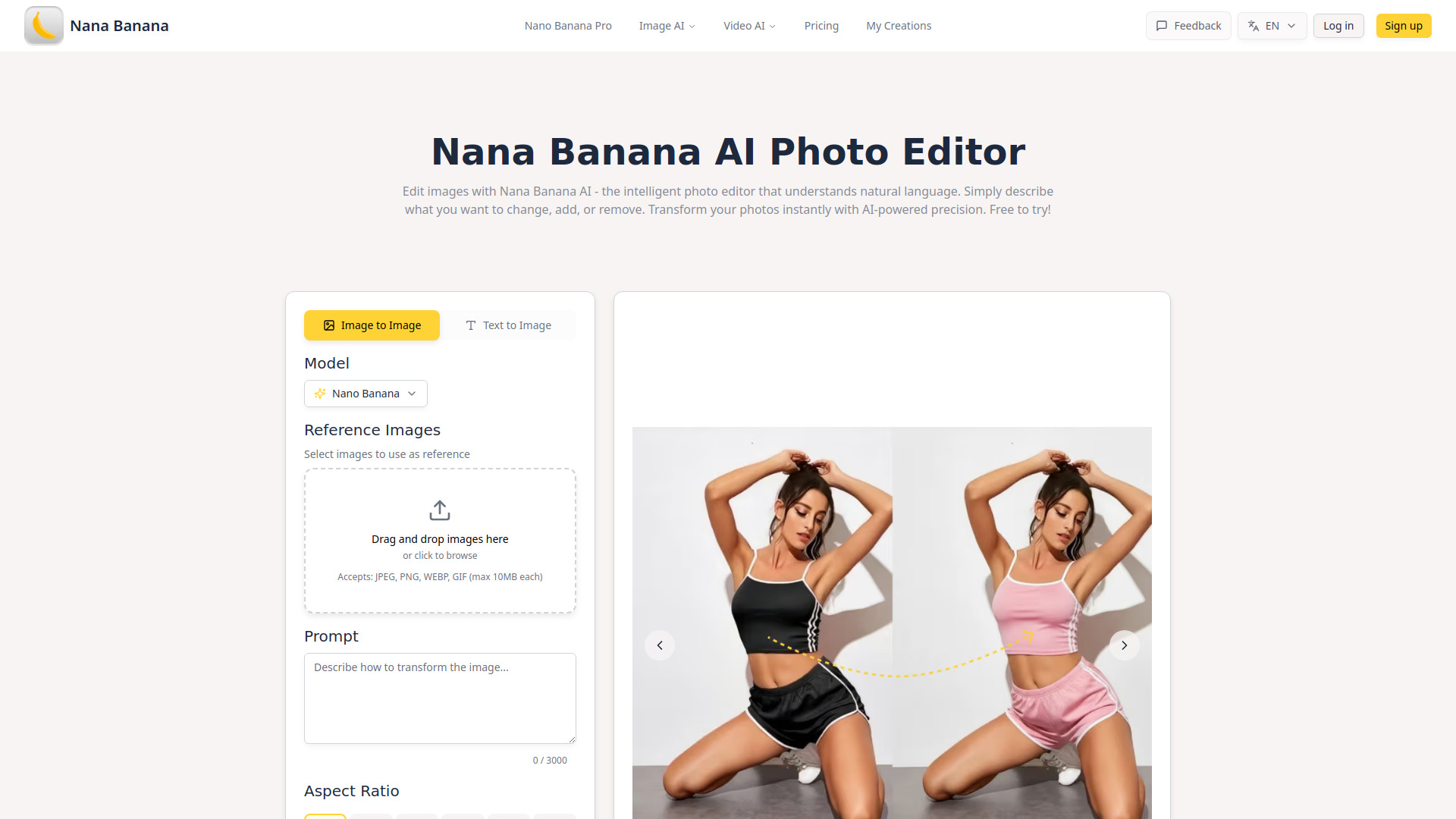 image of Nana Banana AI Photo Editor