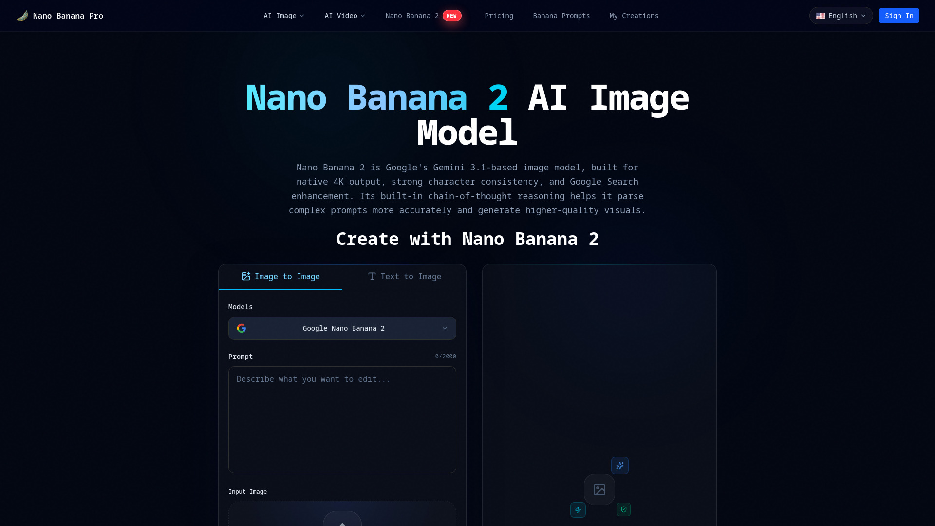image of Nano Banana 2 AI Image Generator Free Online