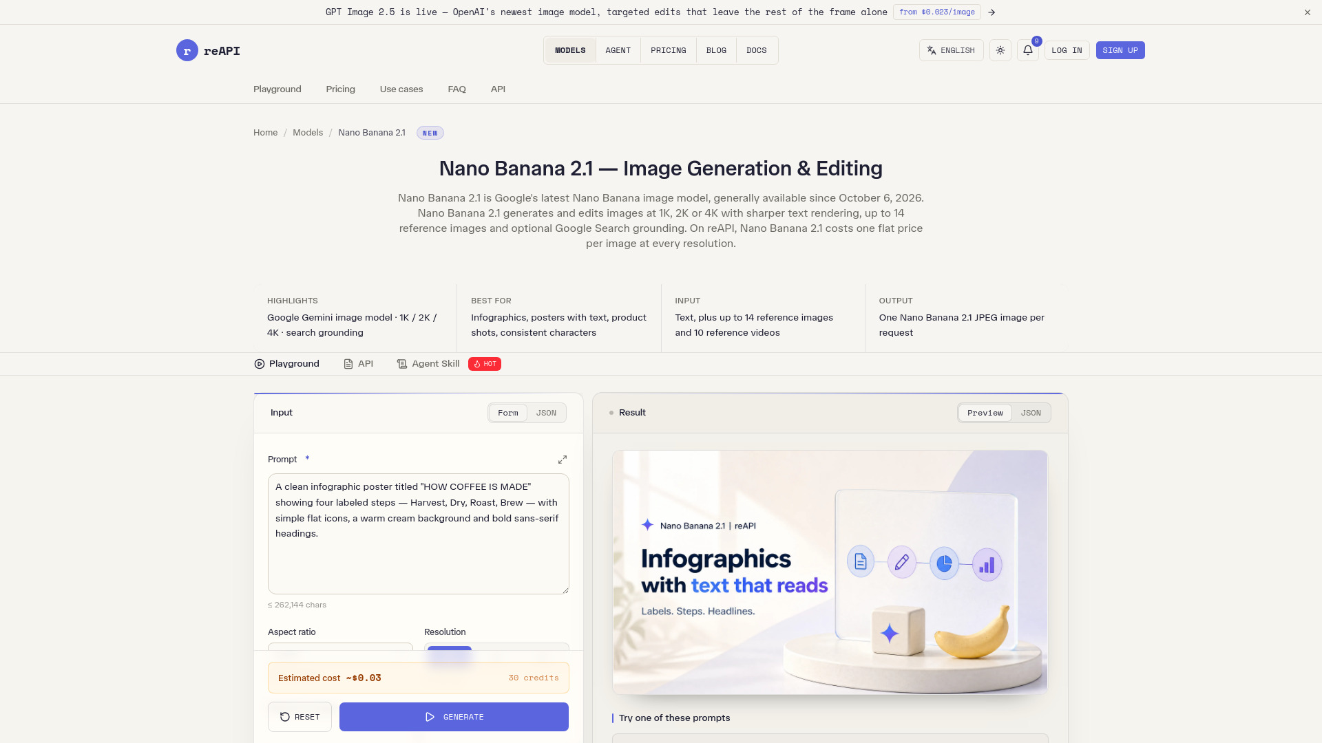 image of Nano Banana 2.1 - reapi