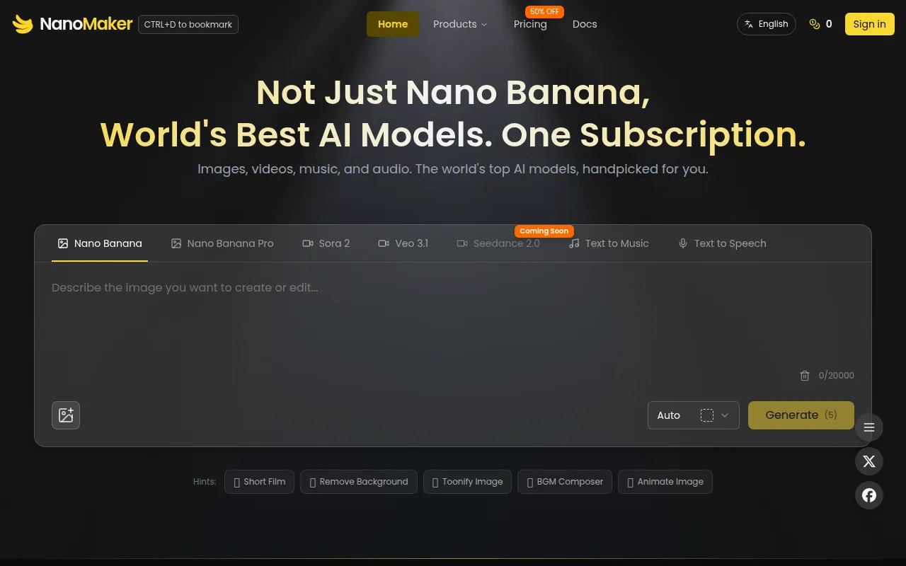 image of NanoMaker AI