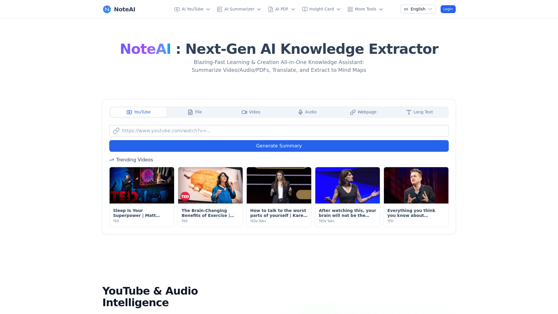 image of NoteAI : Next-Gen AI Knowledge Extractor