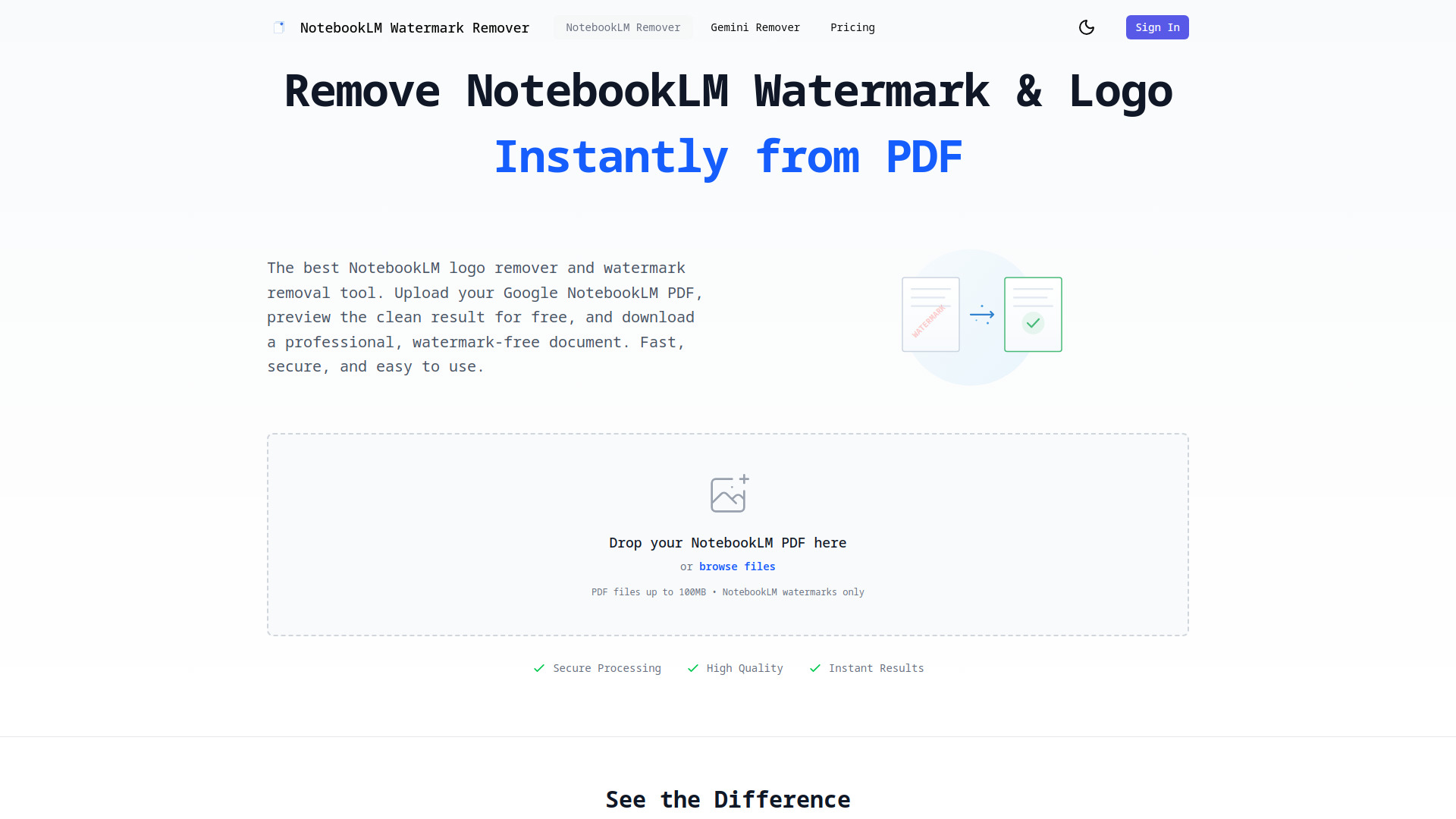 image of NotebookLM Watermark Remover