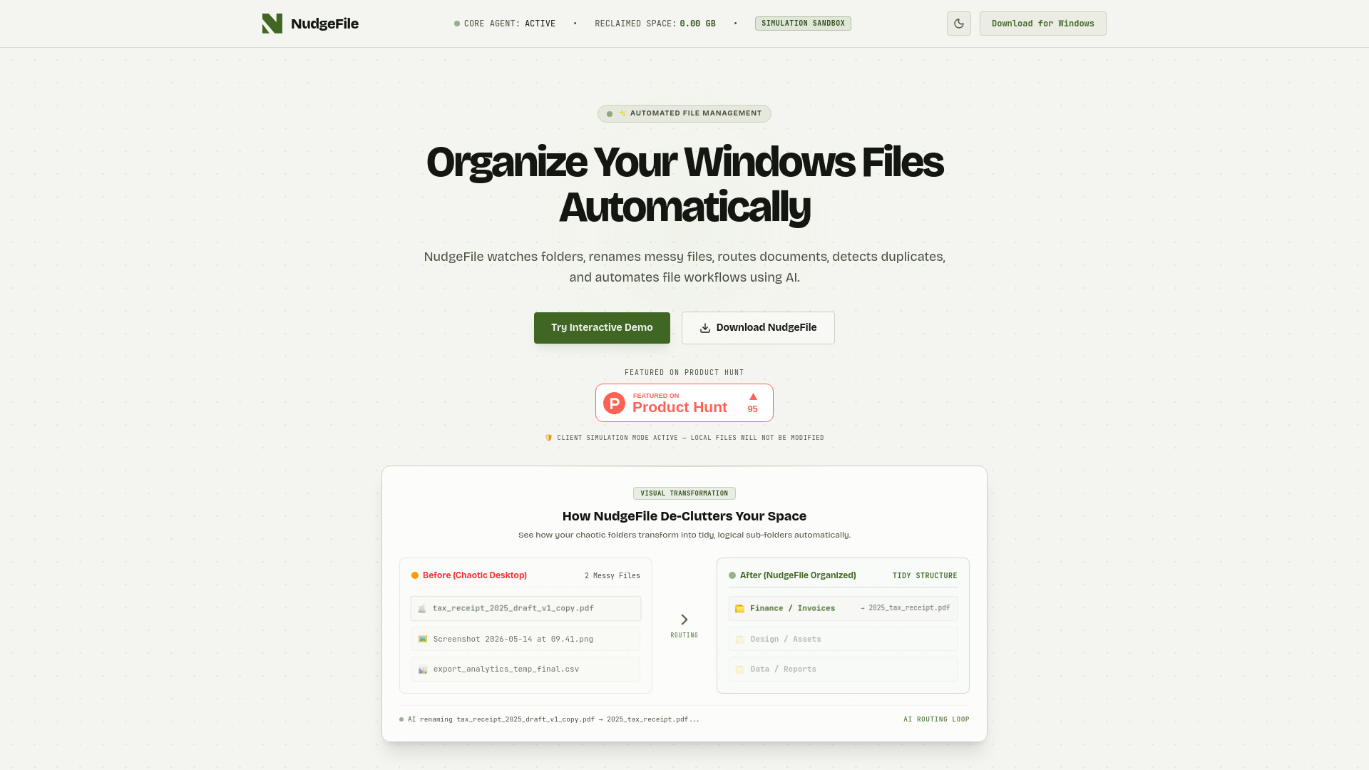 image of NudgeFile