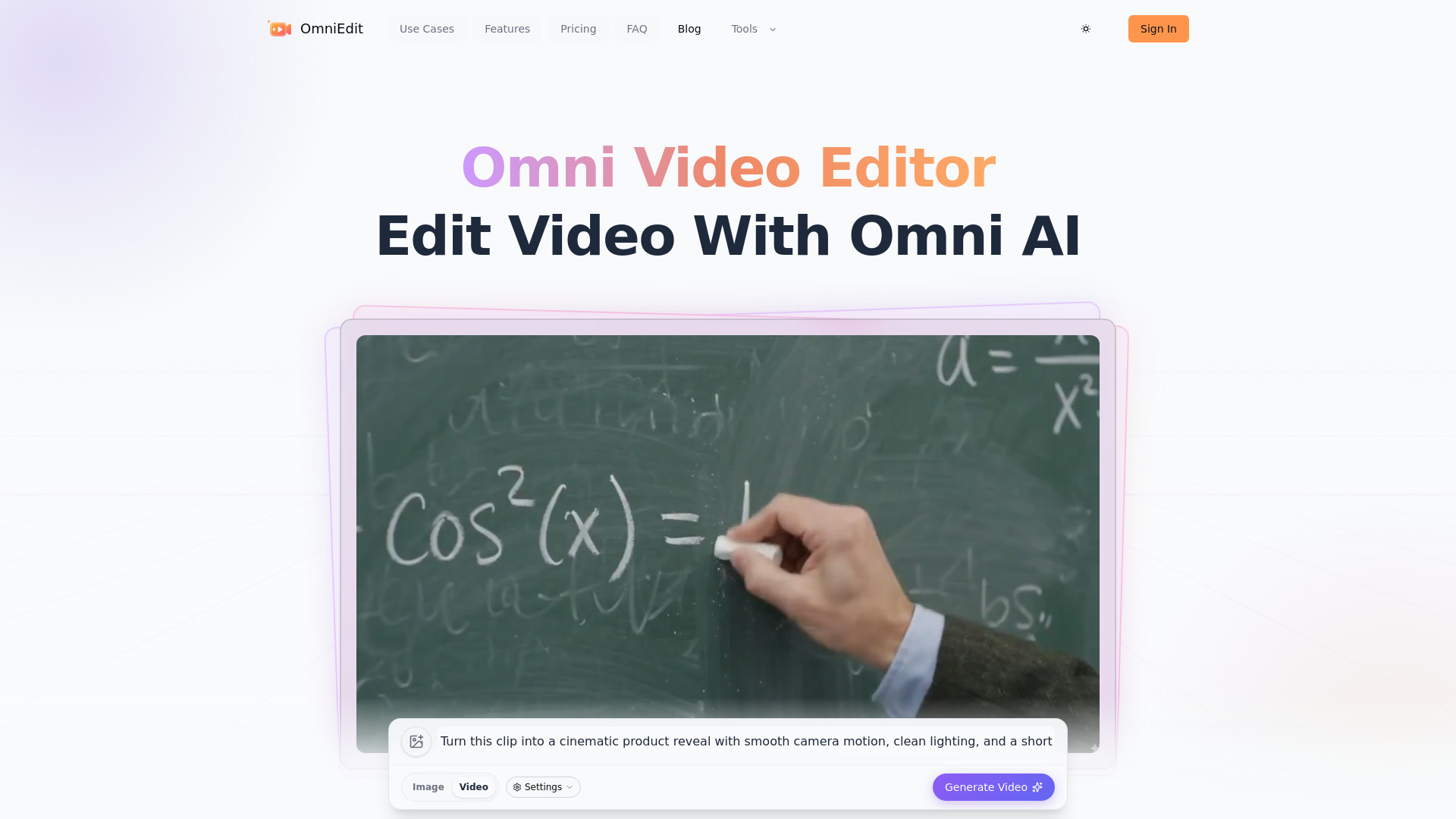 image of Omni Video Editor