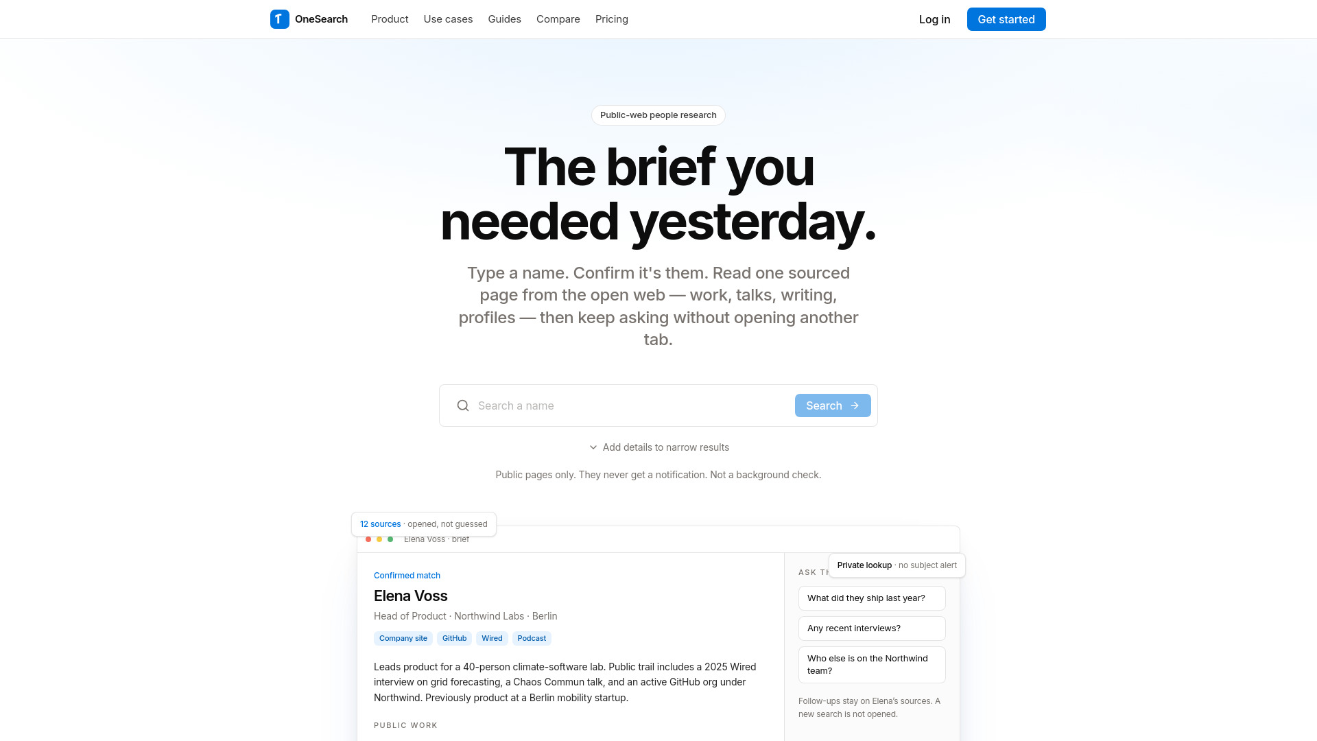 image of OneSearch - Deepsearch Anyone image of OneSearch - Deepsearch Anyone