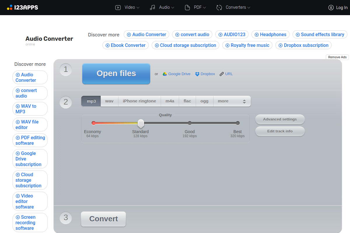 image of Online Audio Converter