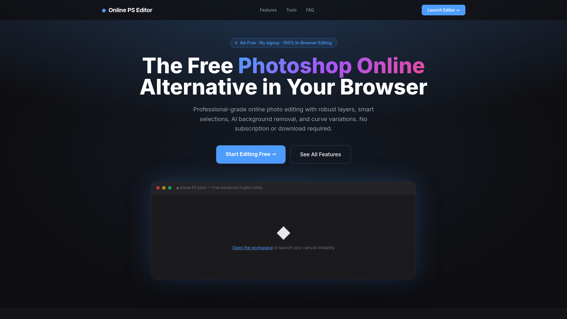 image of Online PS Editor