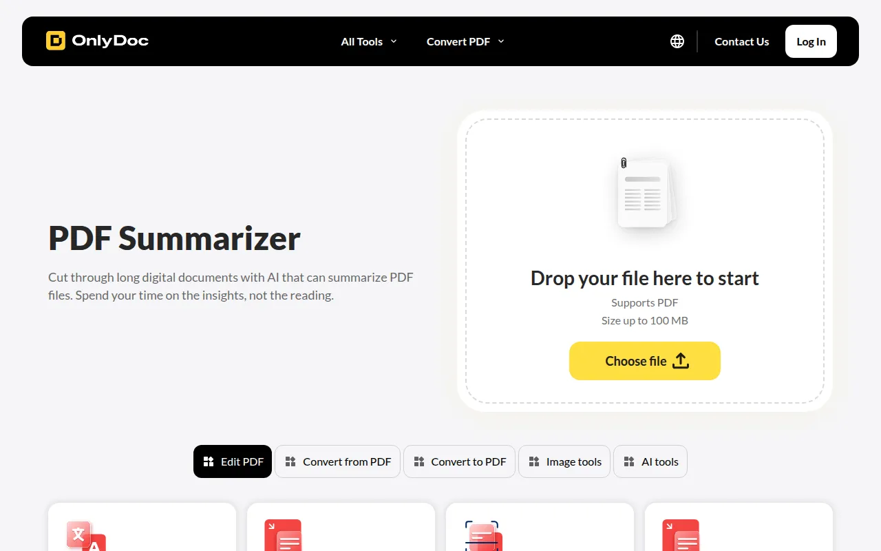 image of OnlyDoc Summarizer